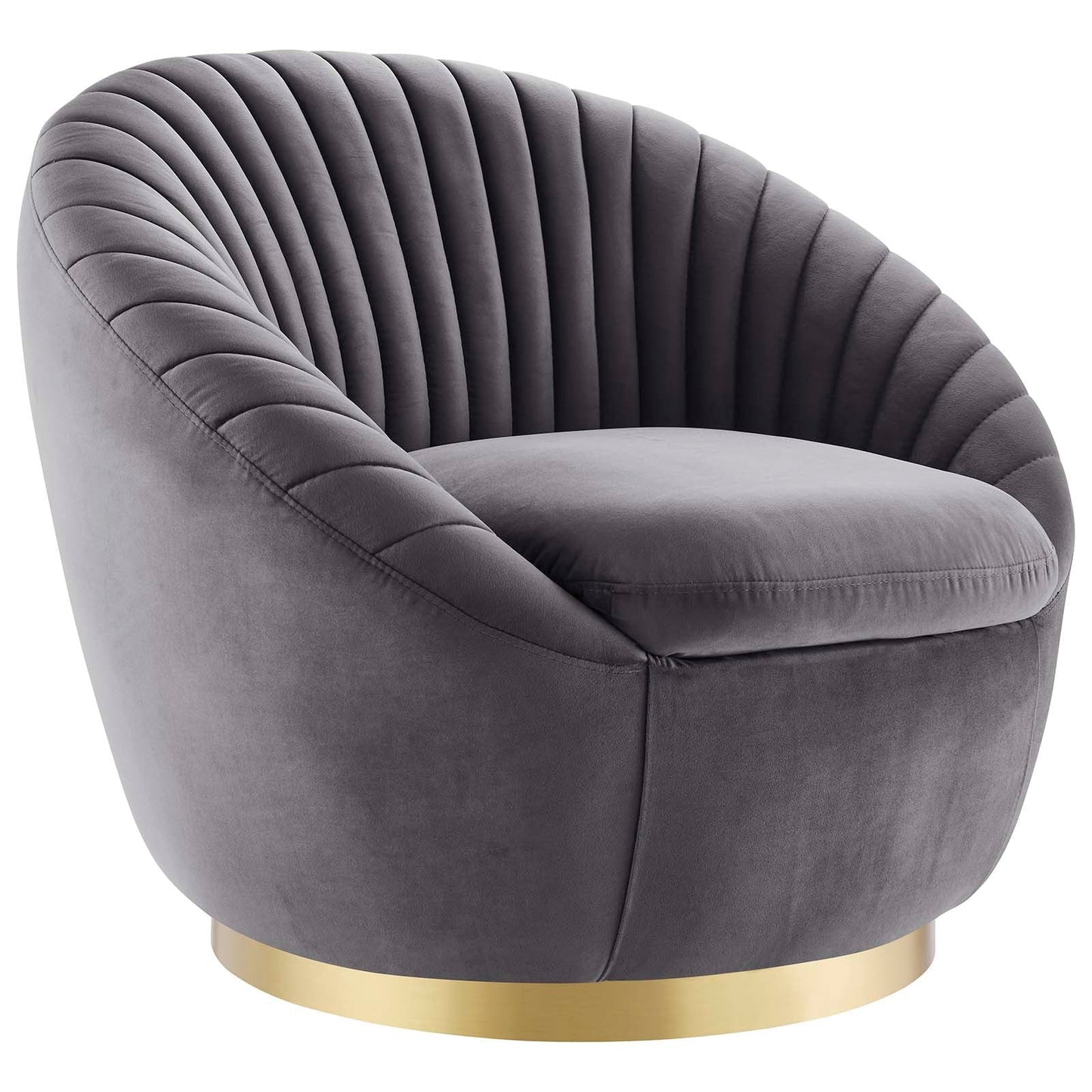 Whirr Tufted Performance Velvet Performance Velvet Swivel Chair By Modway | Armchairs | Modishstore-8