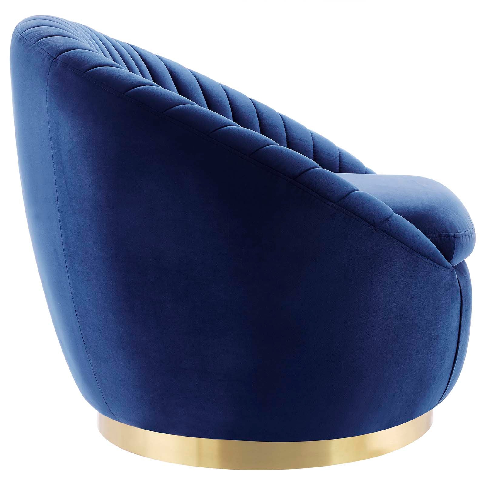 Whirr Tufted Performance Velvet Performance Velvet Swivel Chair By Modway | Armchairs | Modishstore-16