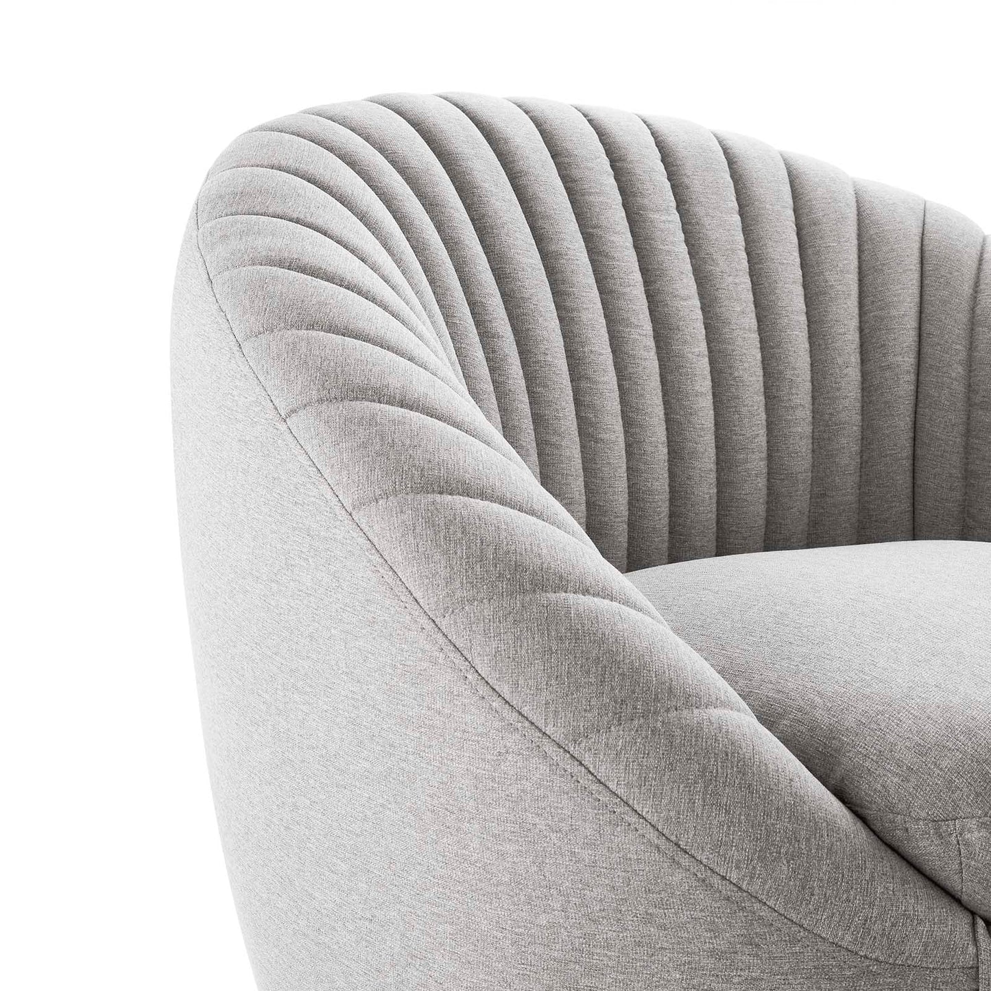 Whirr Tufted Fabric Fabric Swivel Chair By Modway | Armchairs | Modishstore-12