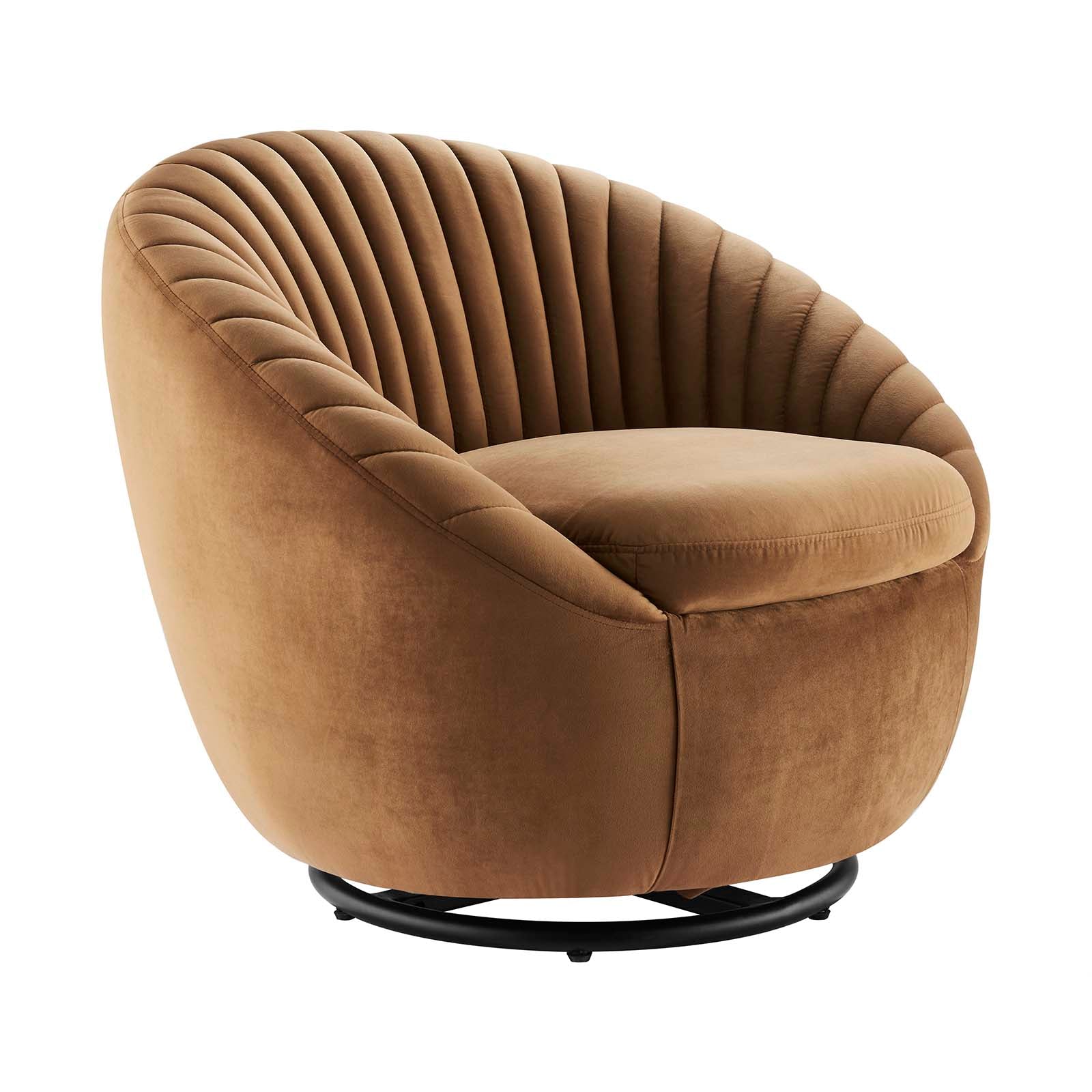 Whirr Tufted Performance Velvet Performance Velvet Swivel Chair By Modway | Armchairs | Modishstore-2