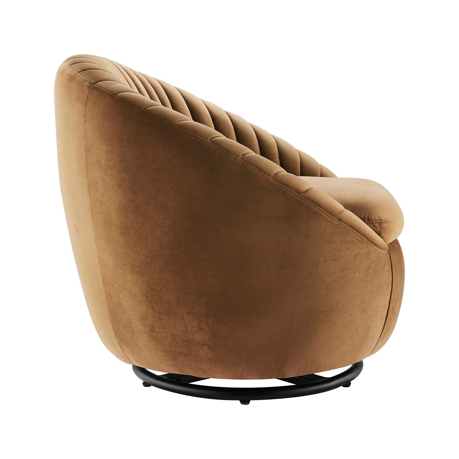 Whirr Tufted Performance Velvet Performance Velvet Swivel Chair By Modway | Armchairs | Modishstore-3