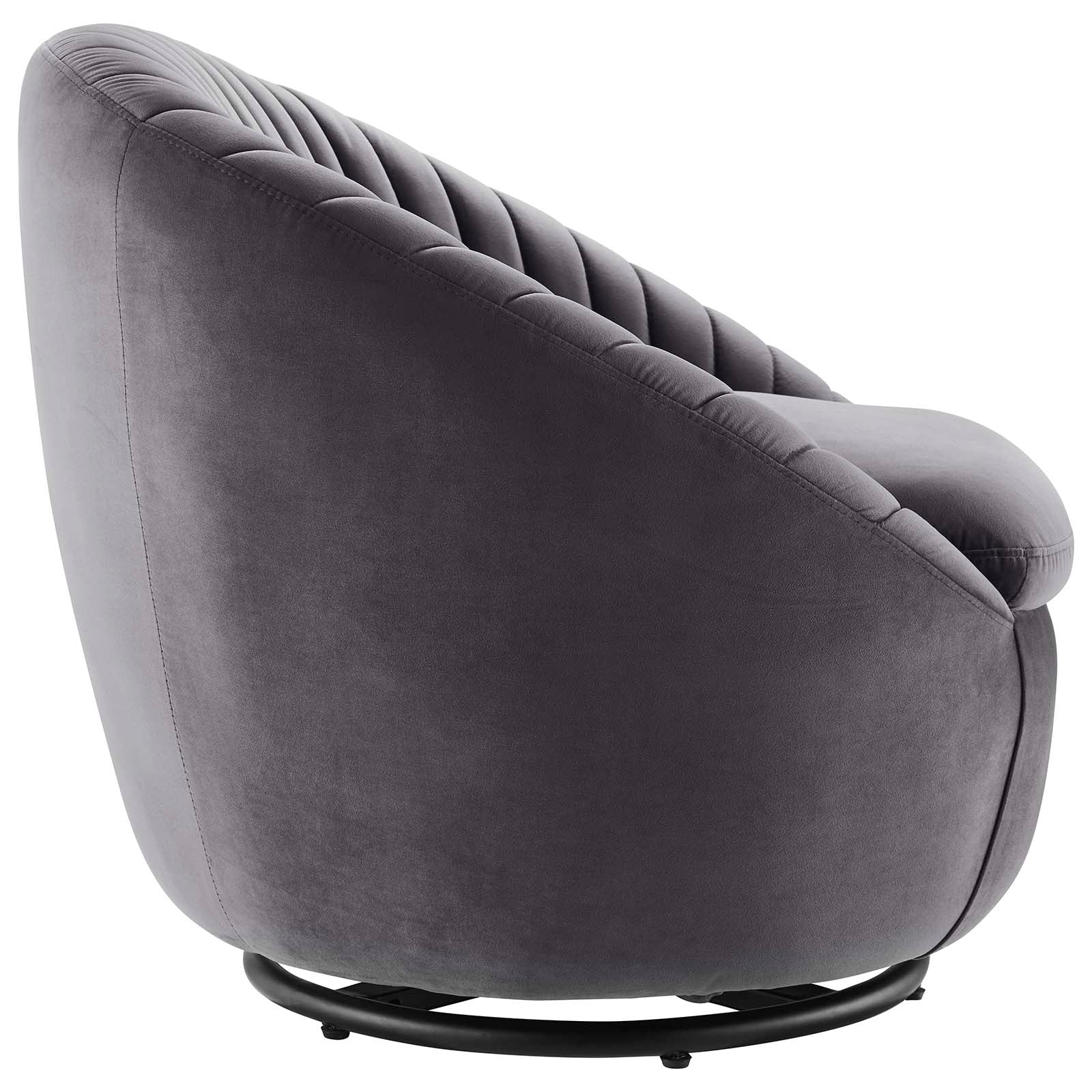 Whirr Tufted Performance Velvet Performance Velvet Swivel Chair By Modway | Armchairs | Modishstore-16