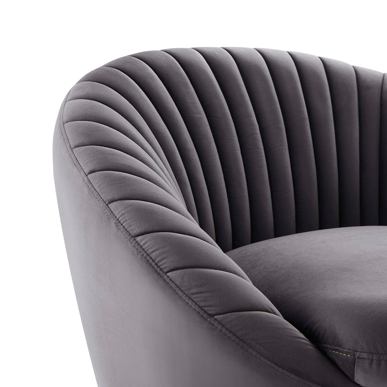 Whirr Tufted Performance Velvet Performance Velvet Swivel Chair By Modway | Armchairs | Modishstore-18