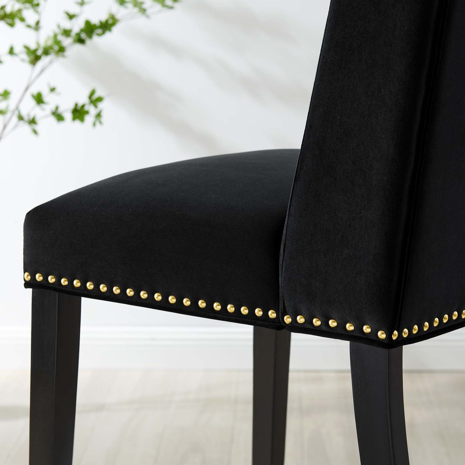 Baron Performance Velvet Dining Chairs - Set of 2 By Modway | Dining Chairs | 