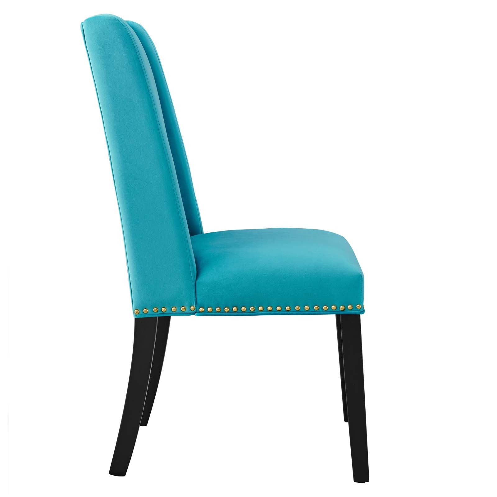 Baron Performance Velvet Dining Chairs - Set of 2 By Modway | Dining Chairs | 