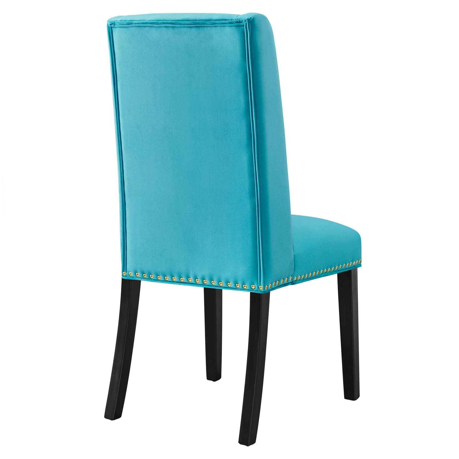 Baron Performance Velvet Dining Chairs - Set of 2 By Modway | Dining Chairs | 