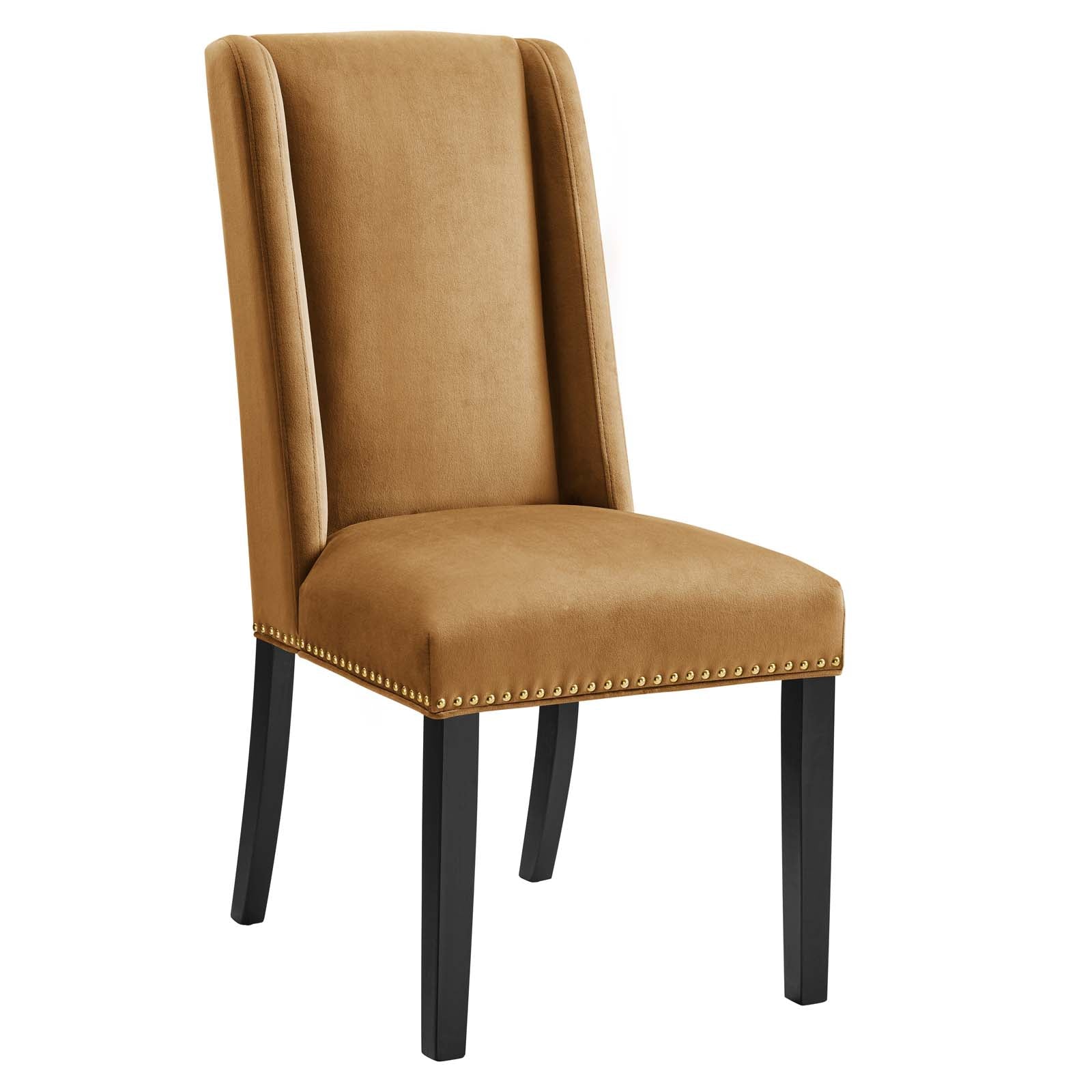 Baron Performance Velvet Dining Chairs - Set of 2 By Modway | Dining Chairs | 