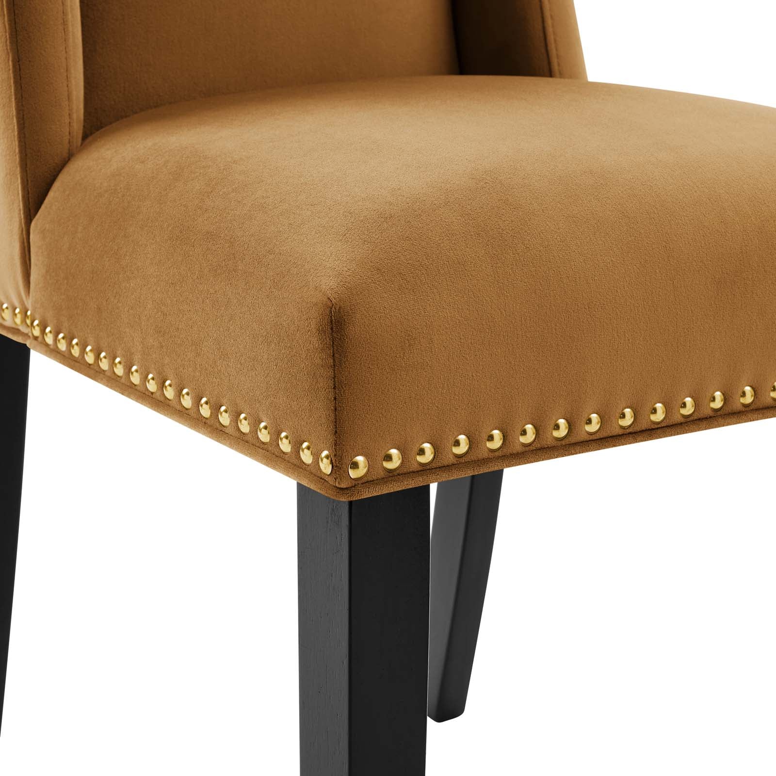 Baron Performance Velvet Dining Chairs - Set of 2 By Modway | Dining Chairs | 