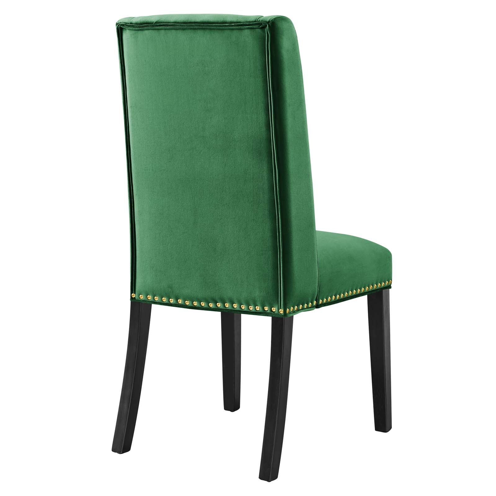 Baron Performance Velvet Dining Chairs - Set of 2 By Modway | Dining Chairs | 