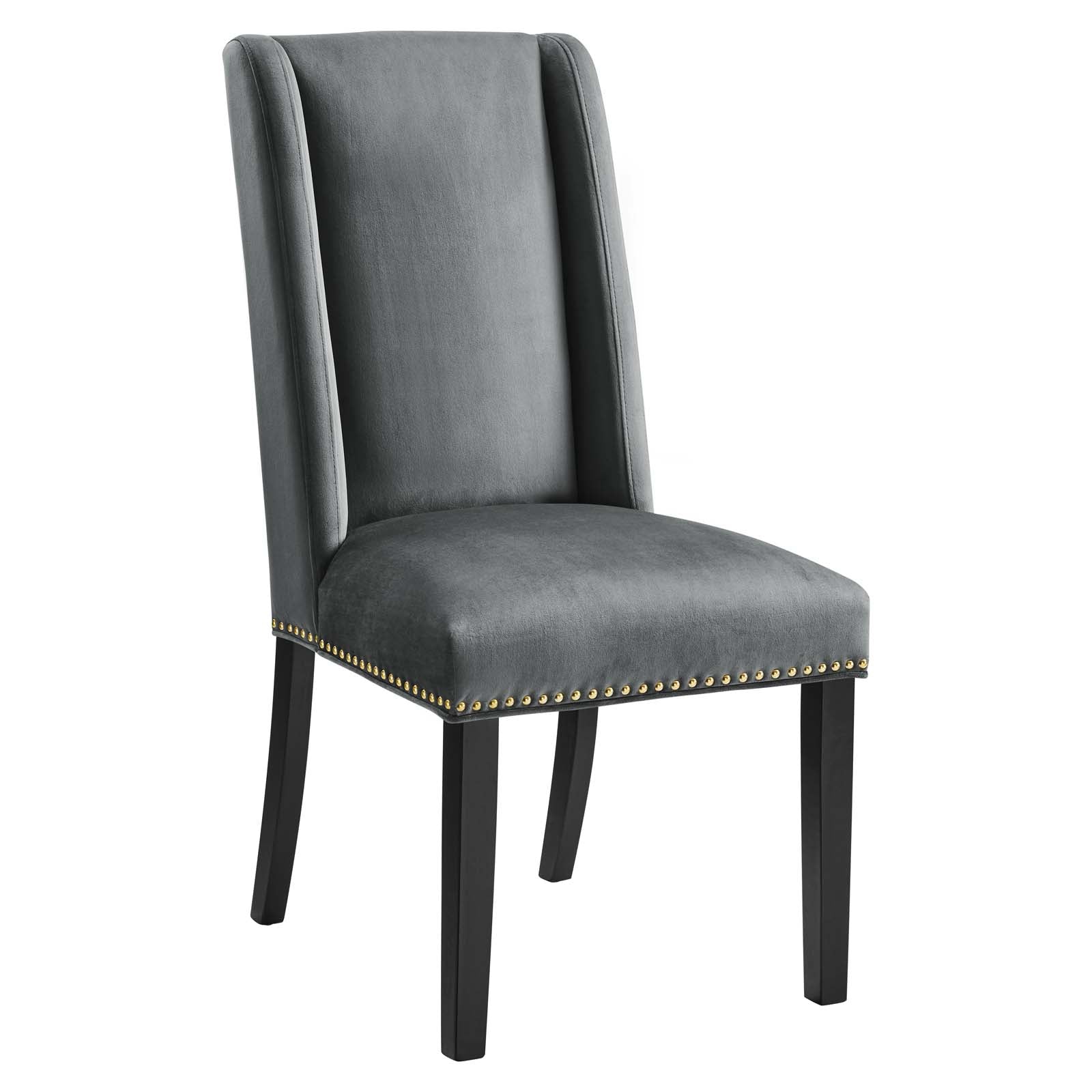 Baron Performance Velvet Dining Chairs - Set of 2 By Modway | Dining Chairs | 