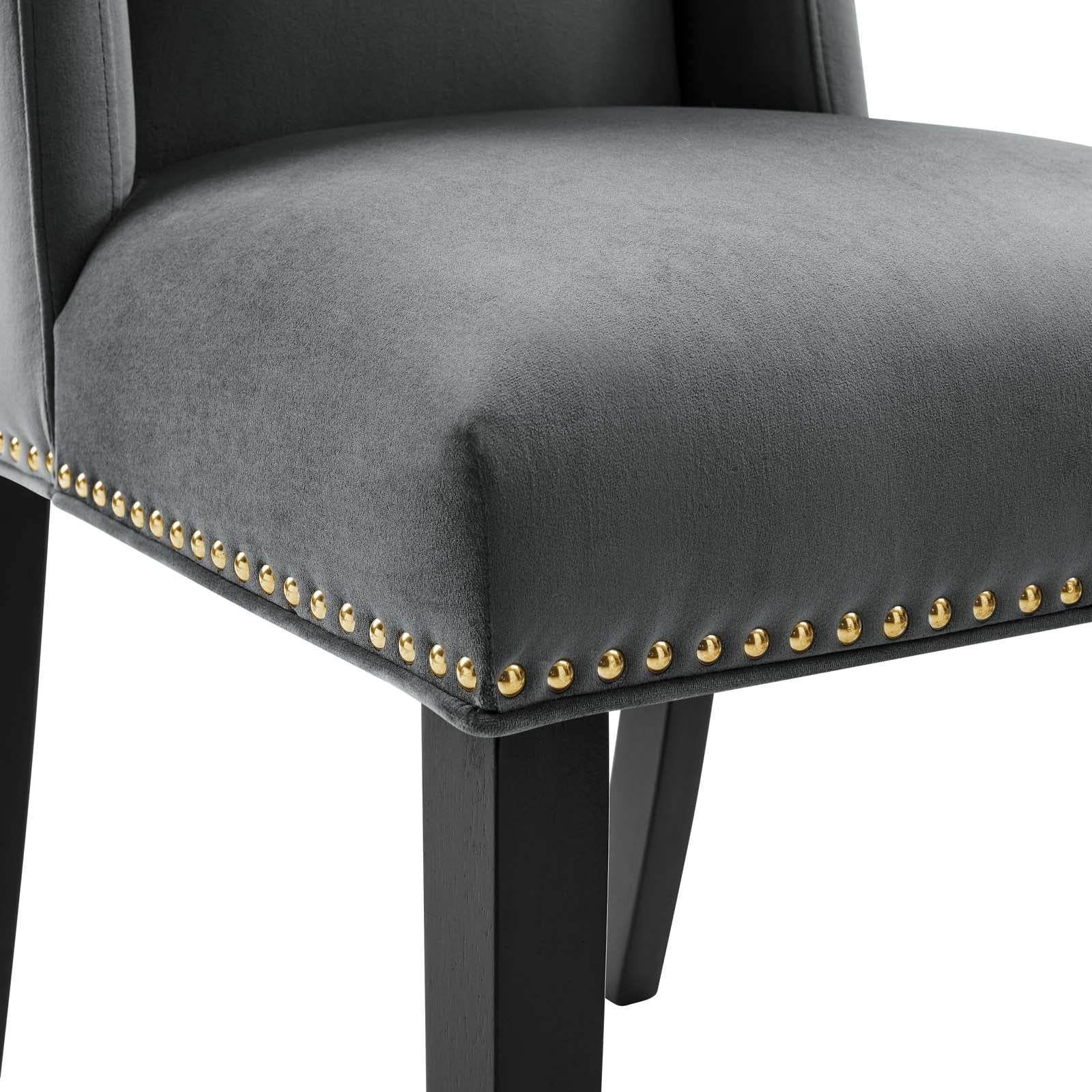 Baron Performance Velvet Dining Chairs - Set of 2 By Modway | Dining Chairs | 