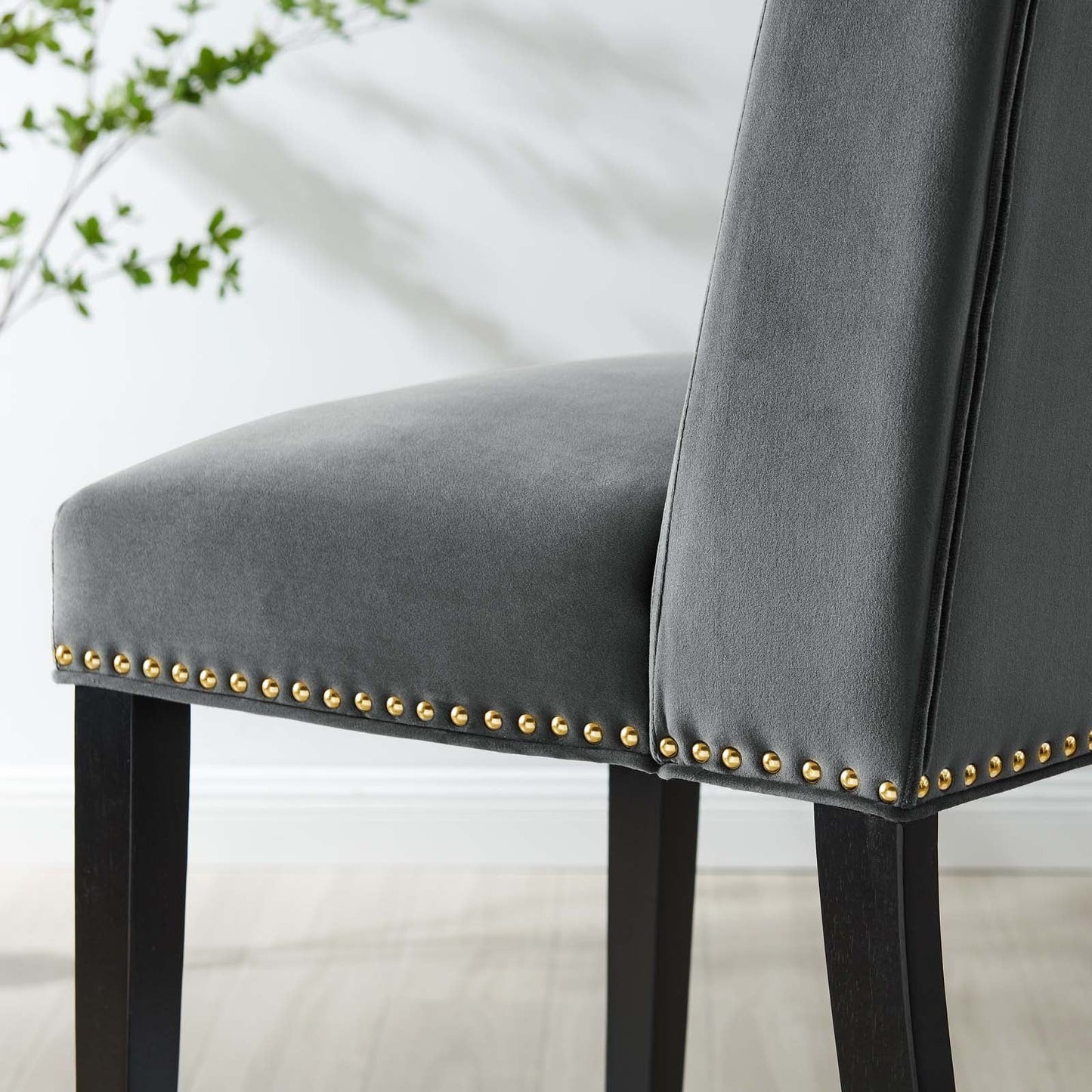 Baron Performance Velvet Dining Chairs - Set of 2 By Modway | Dining Chairs | 