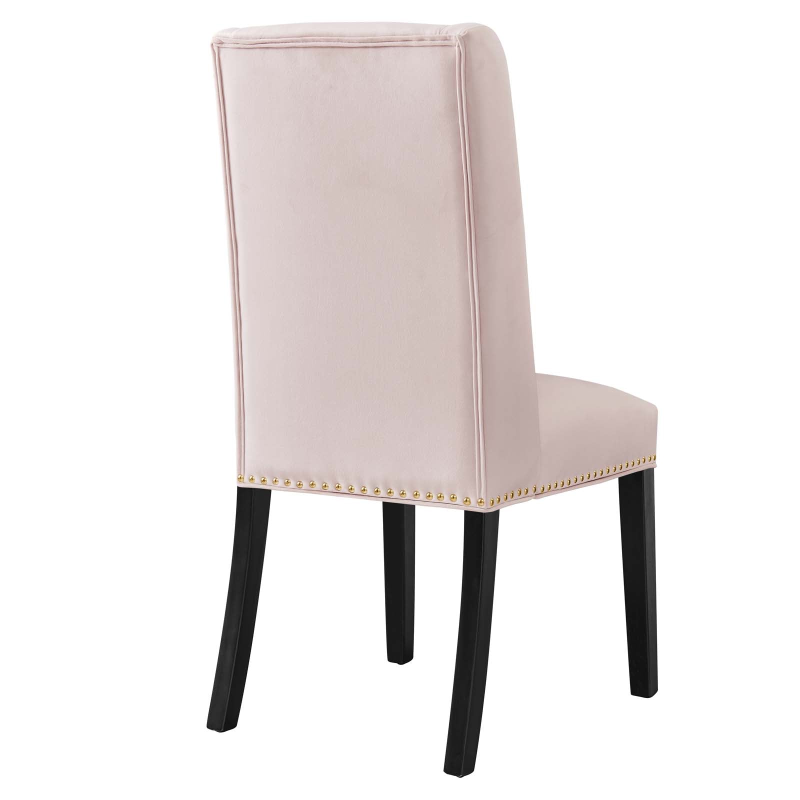 Baron Performance Velvet Dining Chairs - Set of 2 By Modway | Dining Chairs | 