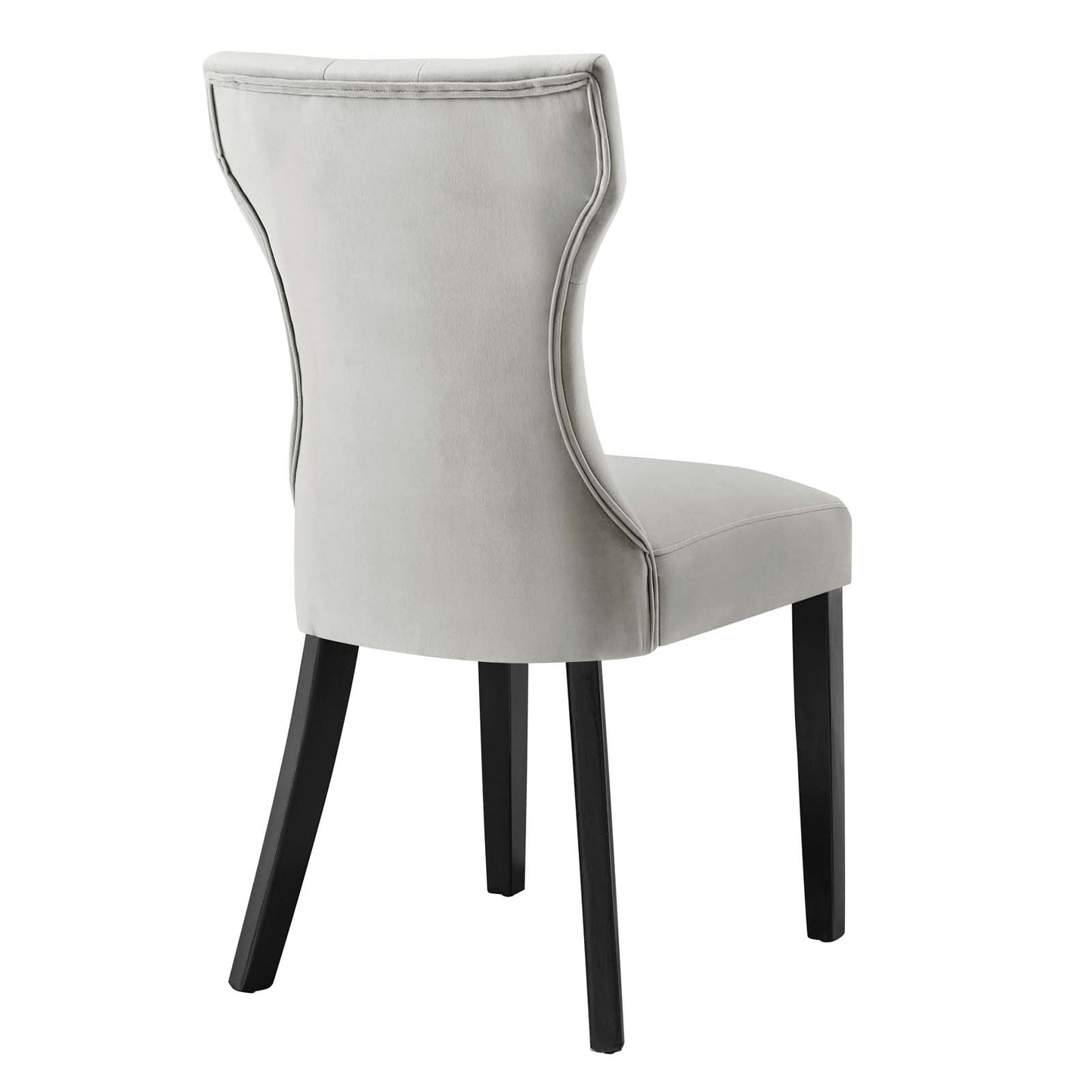 Silhouette Performance Velvet Dining Chairs - Set of 2 By Modway | Dining Chairs | Modishstore-51