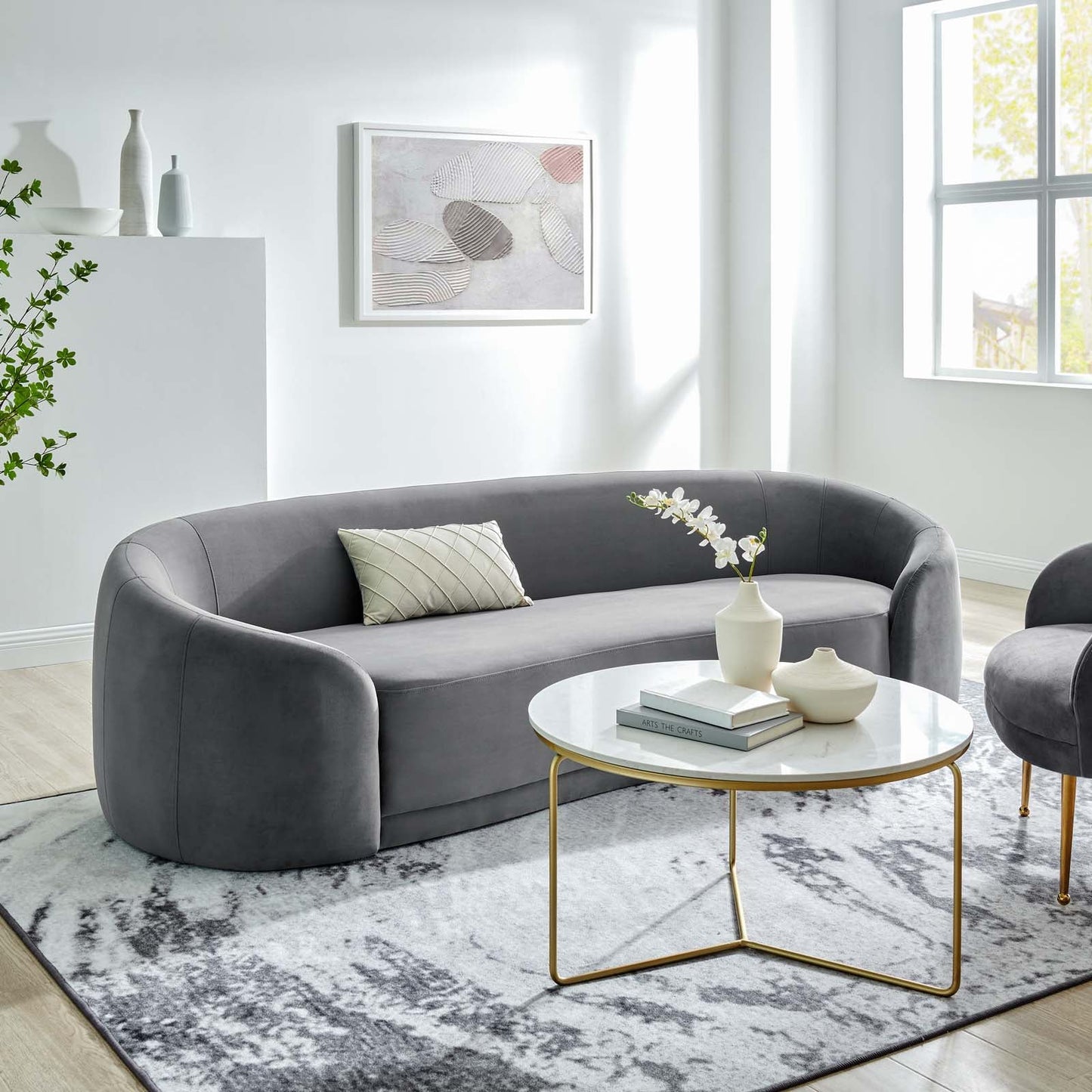 Contessa Performance Velvet Sofa By Modway | Sofas