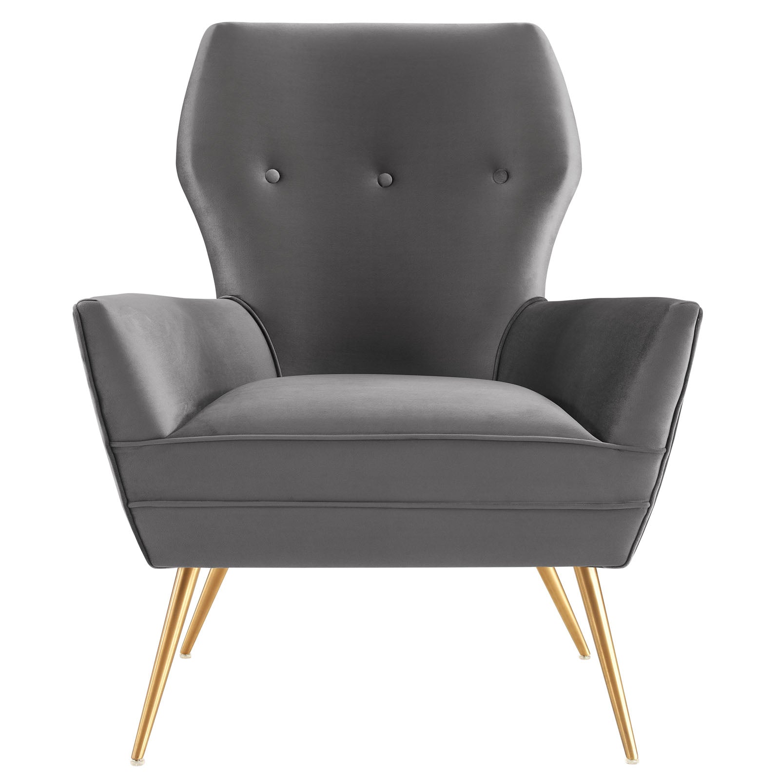 Renata Button Tufted Performance Velvet Armchair By Modway | Armchairs | Modishstore-7