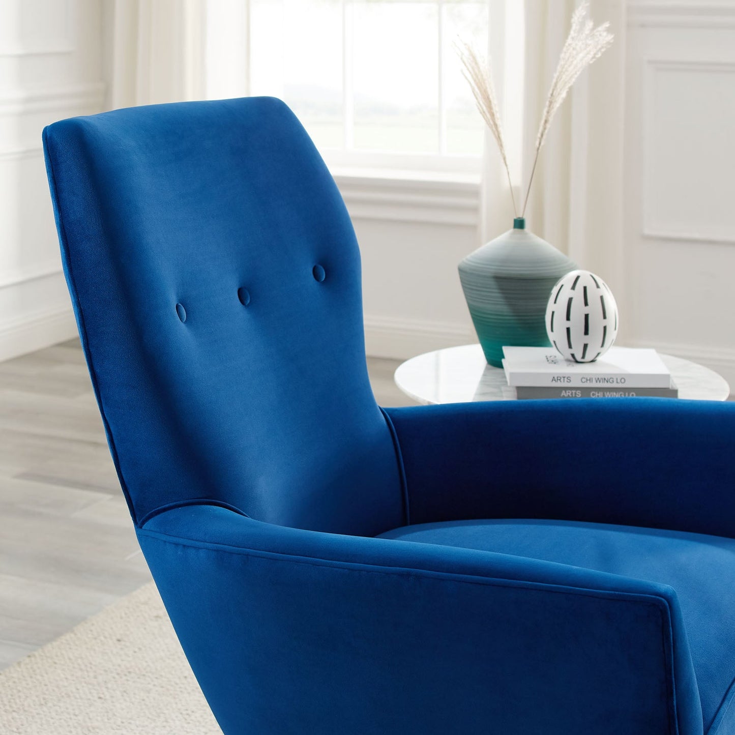Renata Button Tufted Performance Velvet Armchair By Modway | Armchairs | Modishstore-16