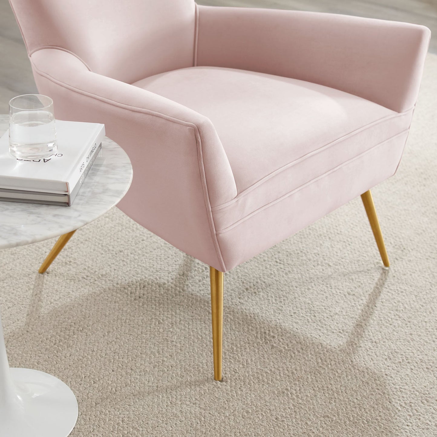 Renata Button Tufted Performance Velvet Armchair By Modway | Armchairs | Modishstore-24