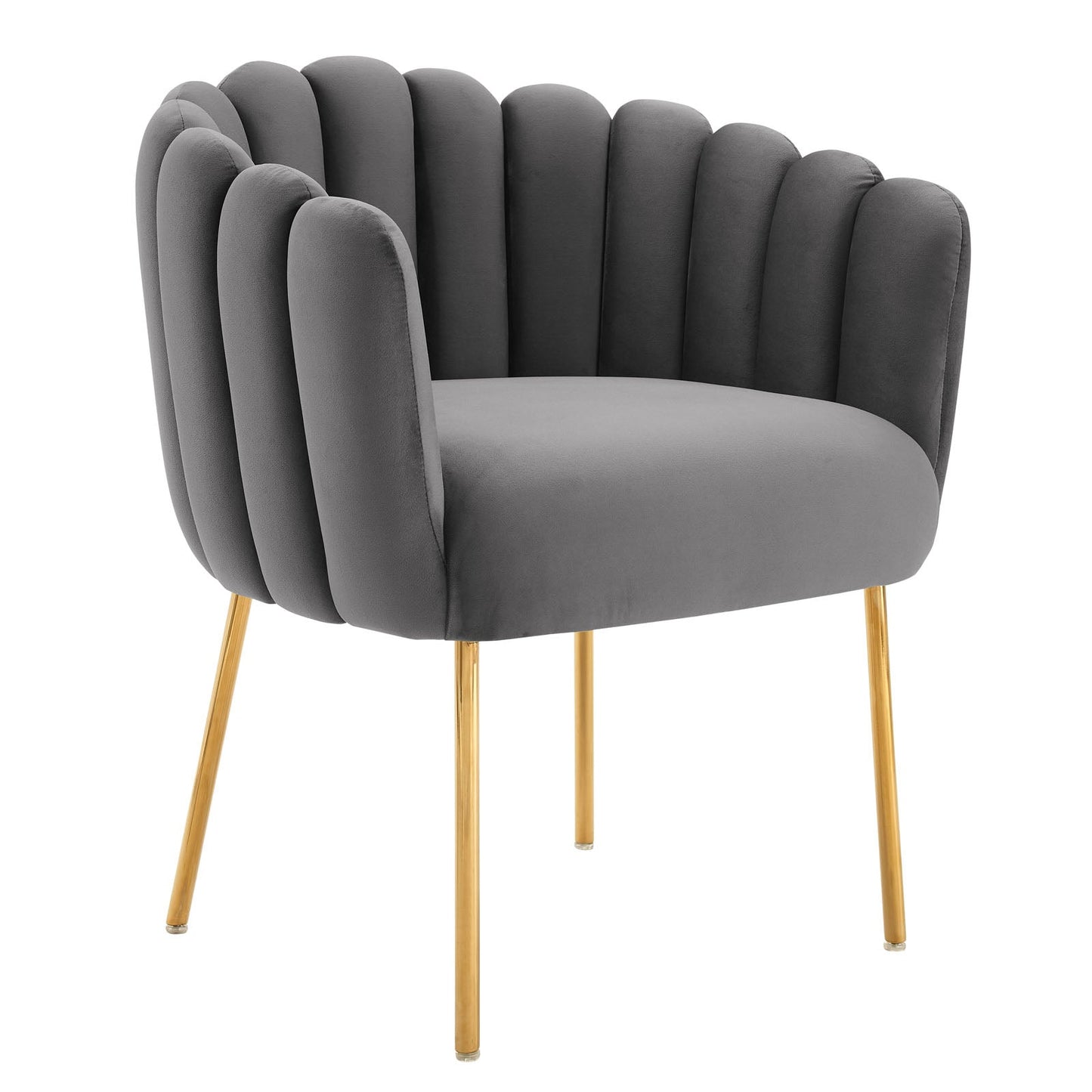 Sanna Channel Tufted Performance Velvet Armchair By Modway | Armchairs | Modishstore-2