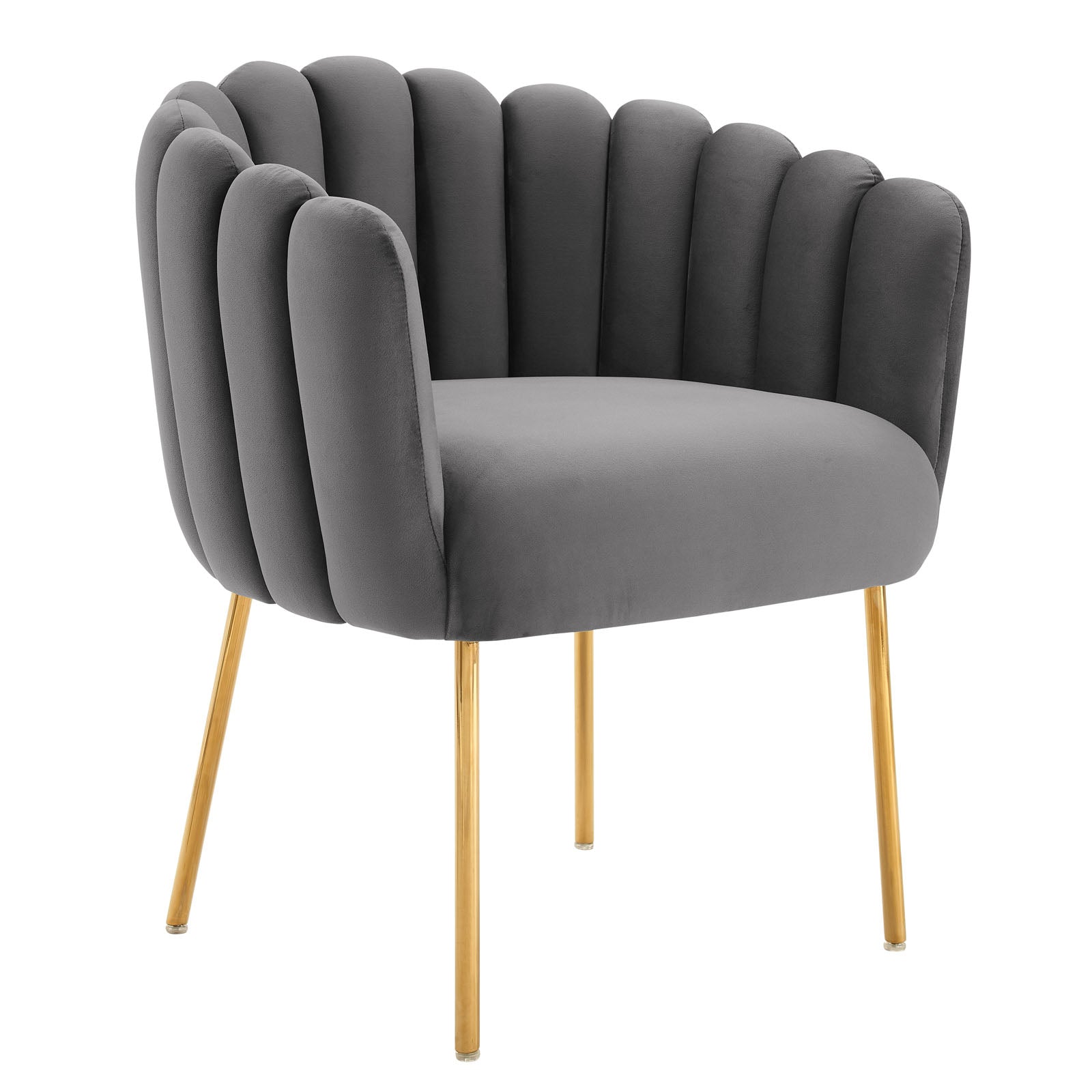 Sanna Channel Tufted Performance Velvet Armchair By Modway | Armchairs | Modishstore-2