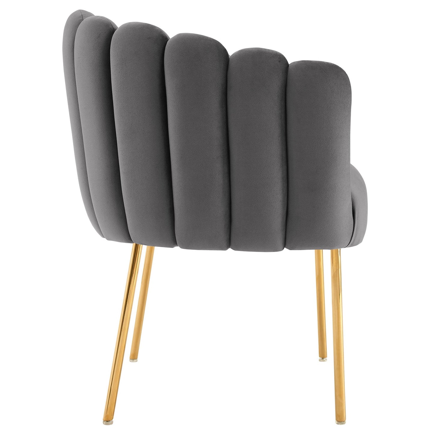 Sanna Channel Tufted Performance Velvet Armchair By Modway | Armchairs | Modishstore-4