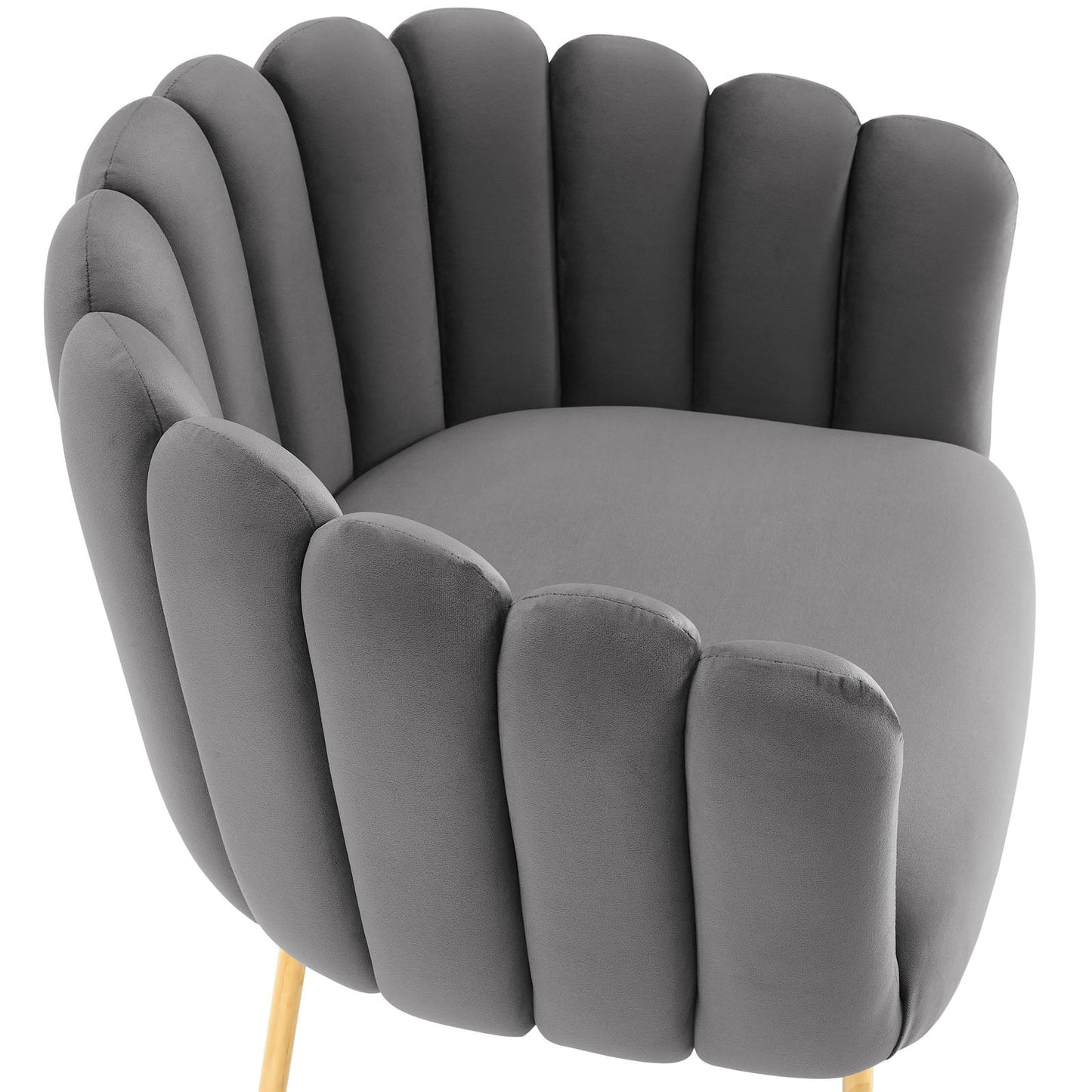 Sanna Channel Tufted Performance Velvet Armchair By Modway | Armchairs | Modishstore-5