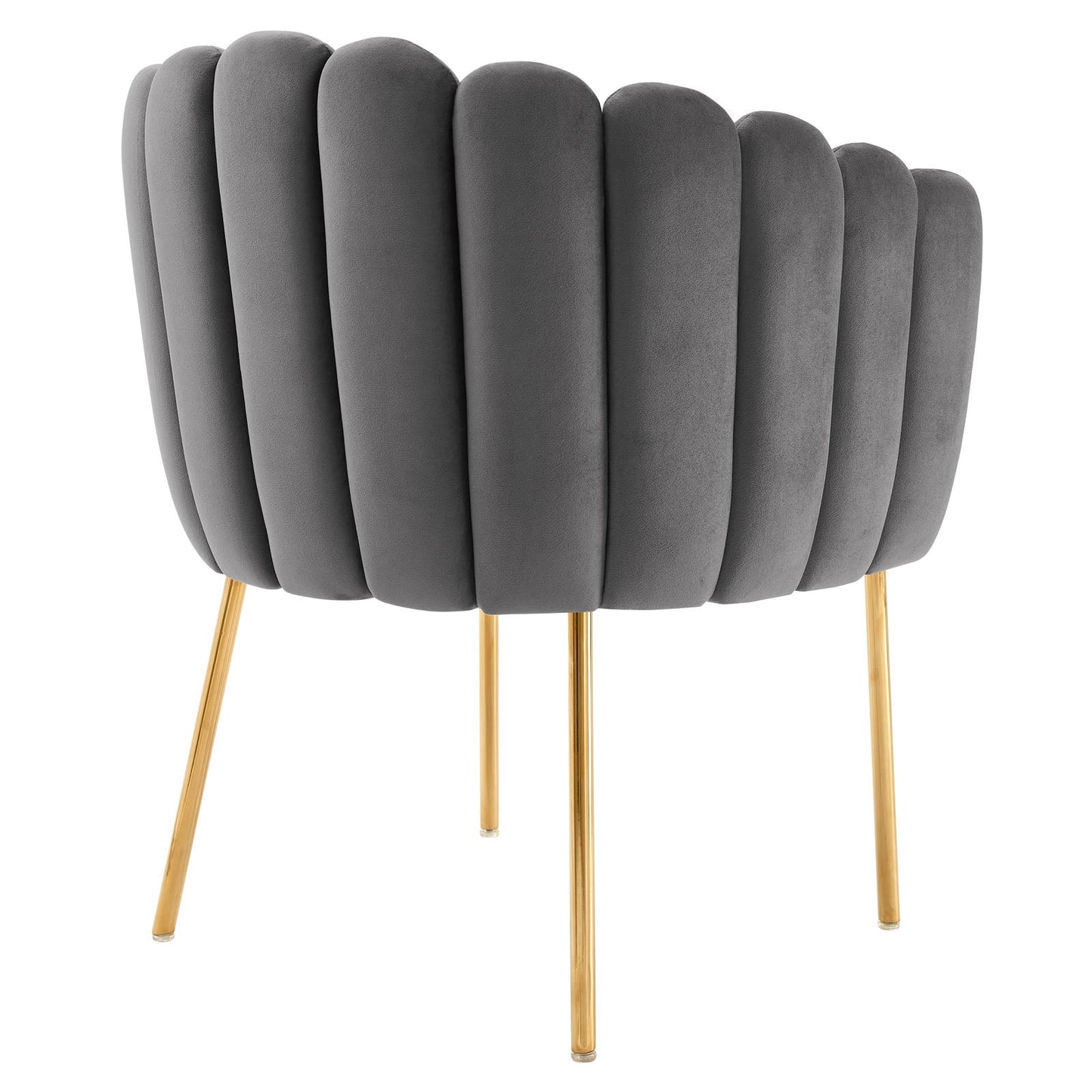 Sanna Channel Tufted Performance Velvet Armchair By Modway | Armchairs | Modishstore-6