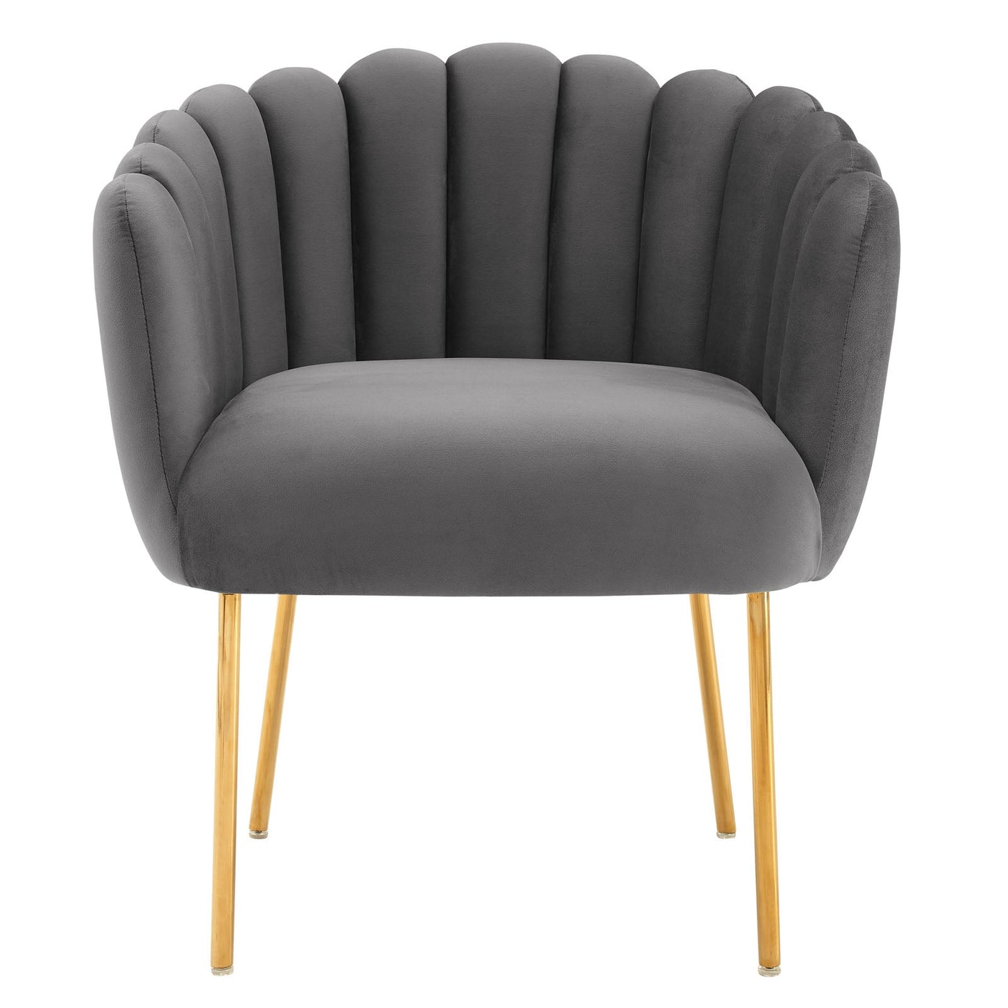 Sanna Channel Tufted Performance Velvet Armchair By Modway | Armchairs | Modishstore-7