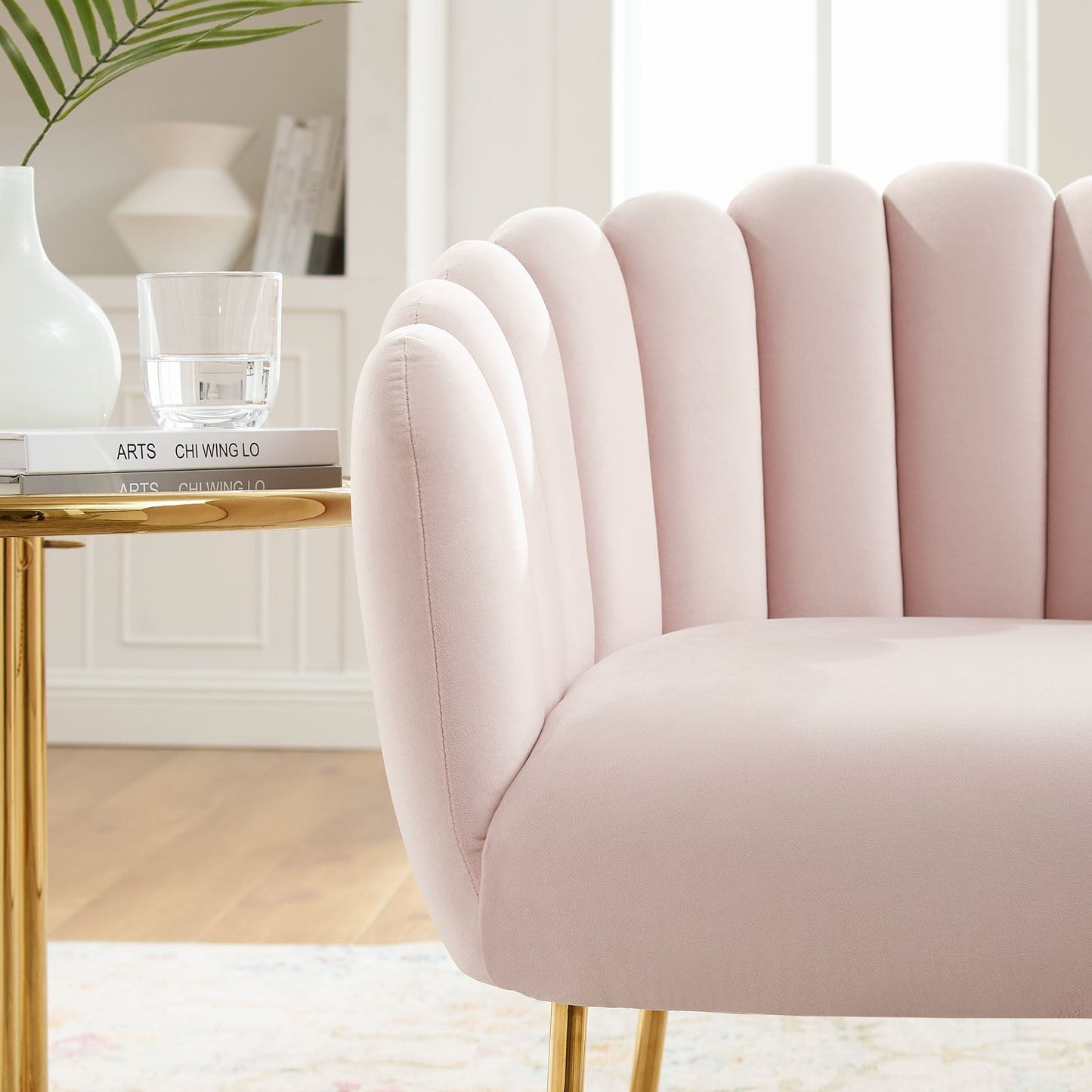 Sanna Channel Tufted Performance Velvet Armchair By Modway | Armchairs | Modishstore-23