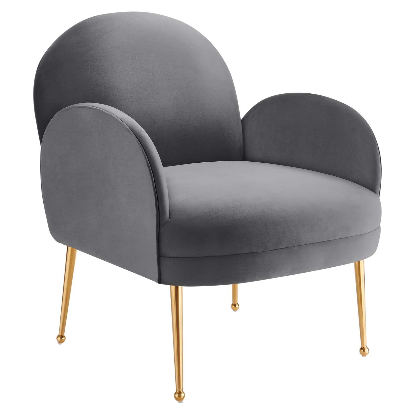 Transcend Performance Velvet Armchair By Modway | Armchairs | Modishstore - 2