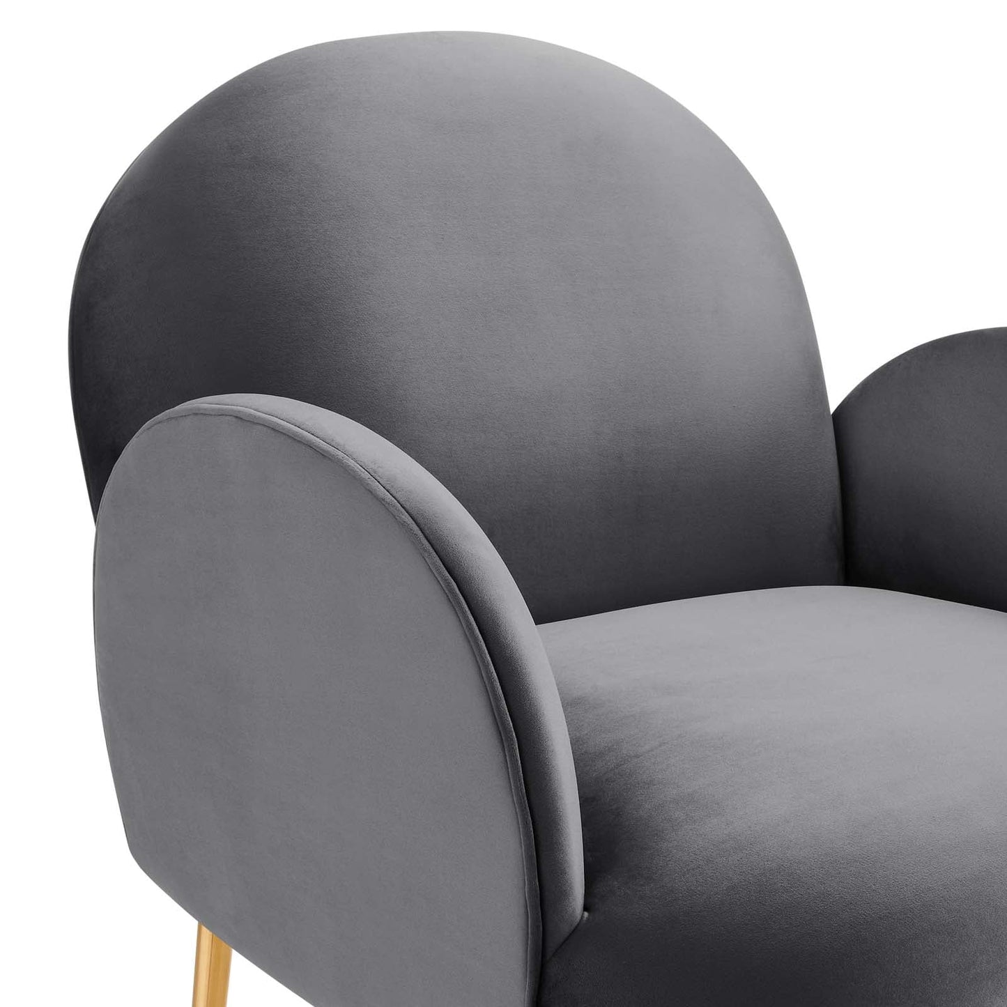 Transcend Performance Velvet Armchair By Modway | Armchairs | Modishstore - 4