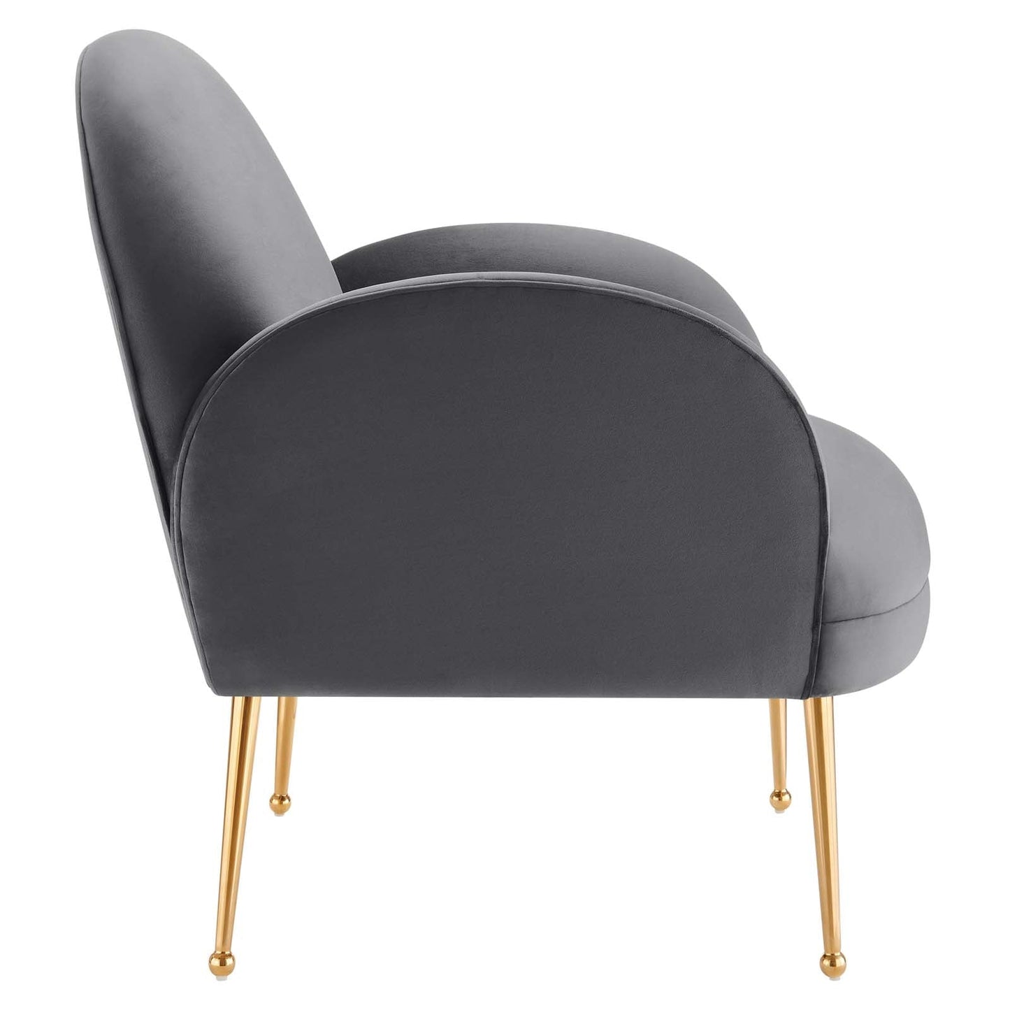 Transcend Performance Velvet Armchair By Modway | Armchairs | Modishstore - 5