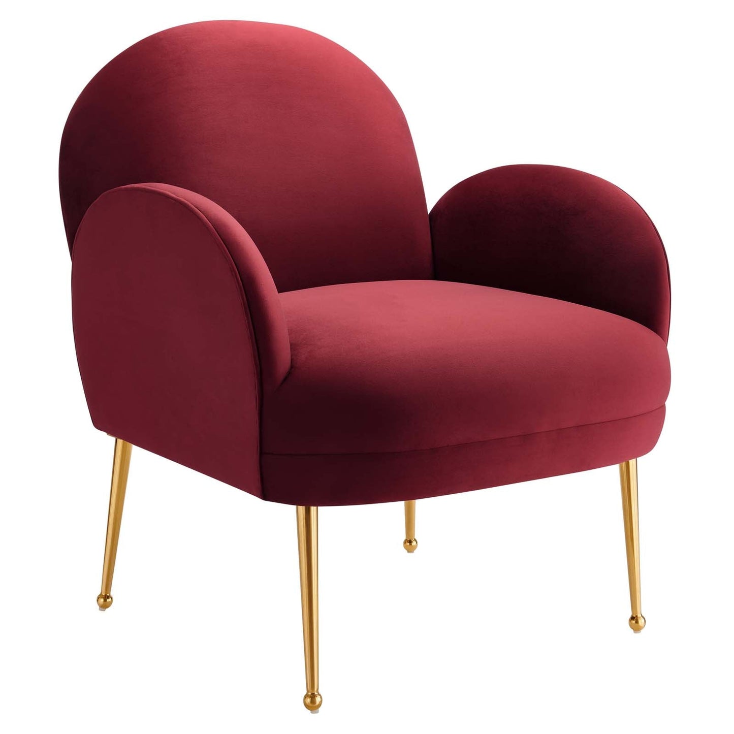 Transcend Performance Velvet Armchair By Modway | Armchairs | Modishstore - 10