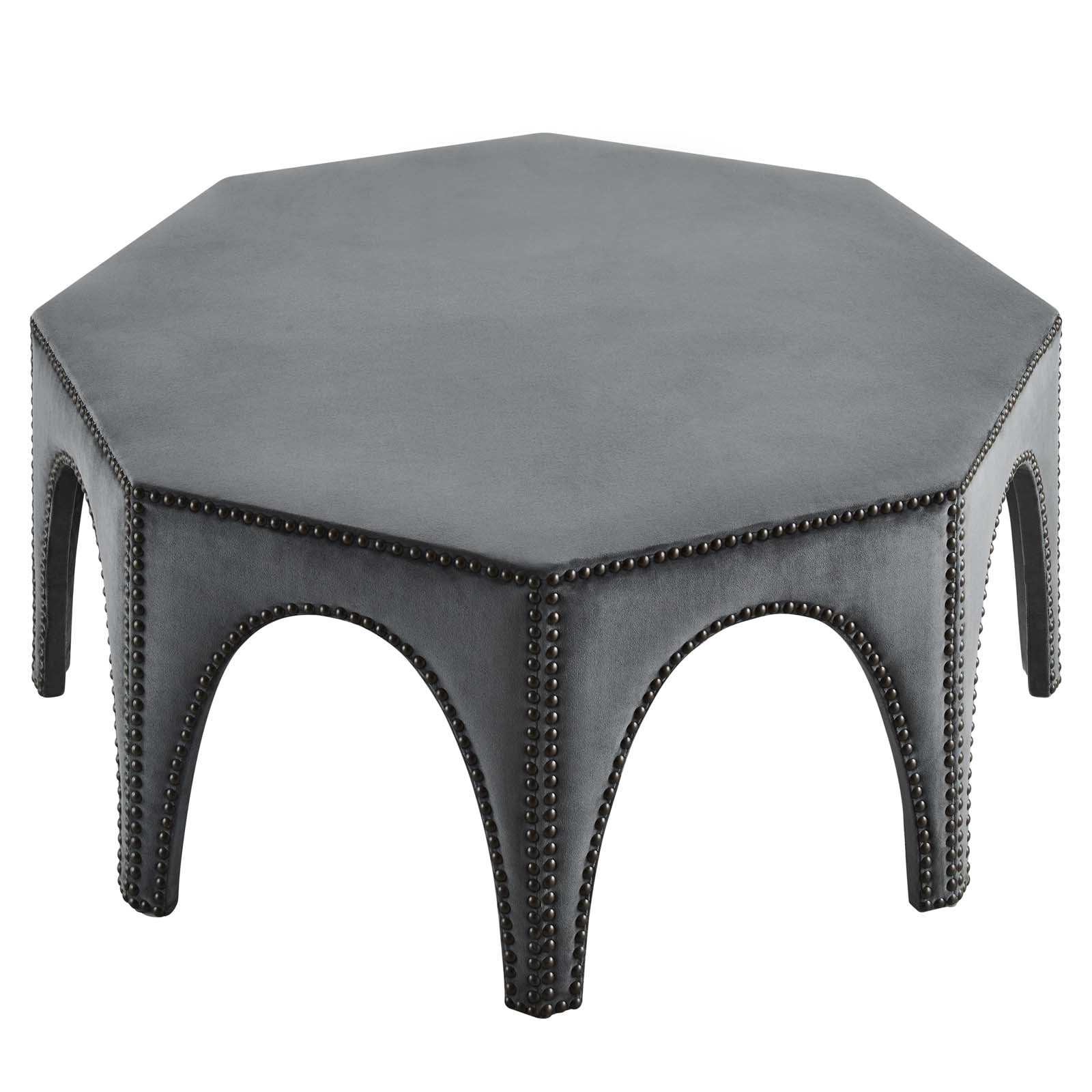 Victory Performance Velvet Ottoman By Modway | Ottomans | Modishstore - 3