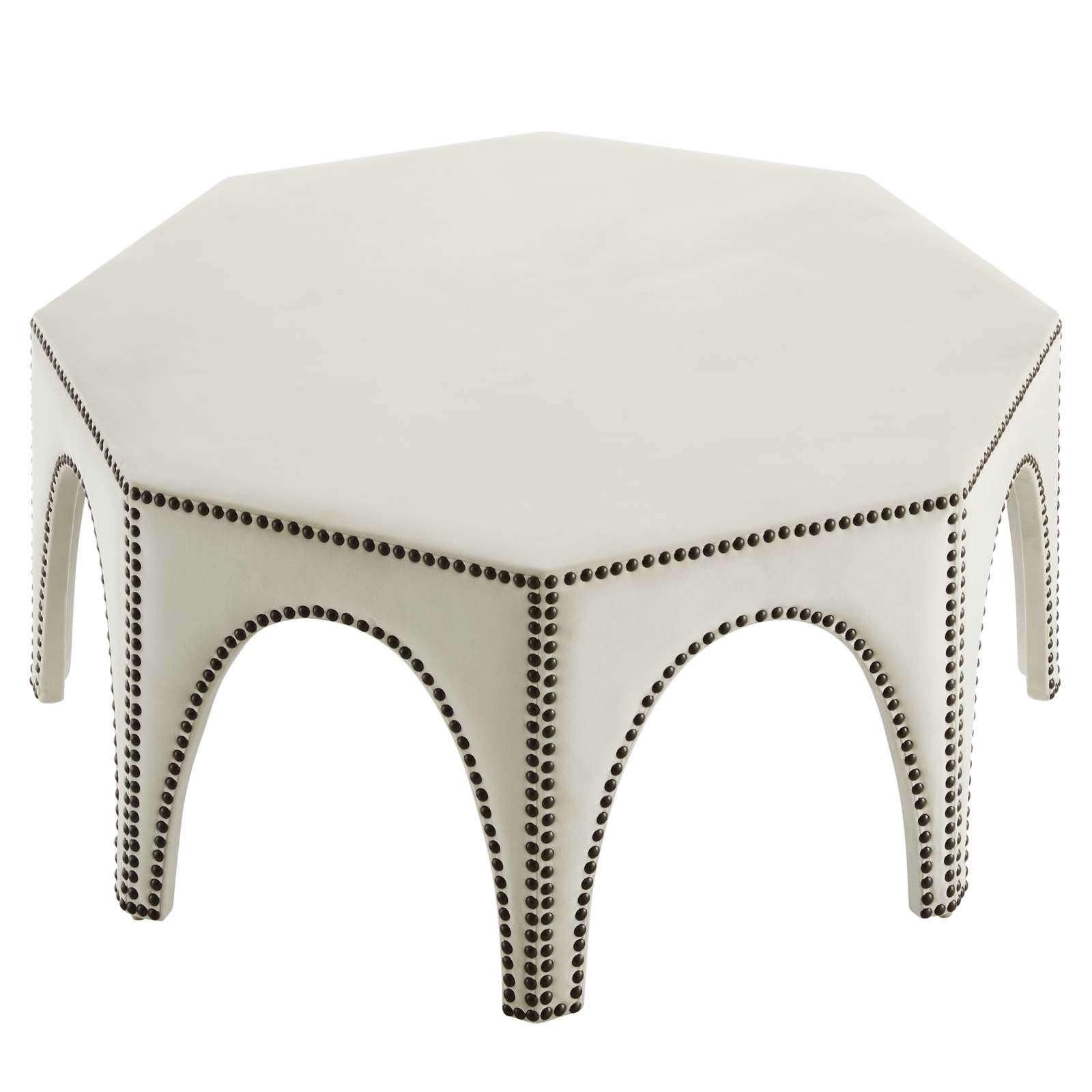 Victory Performance Velvet Ottoman By Modway | Ottomans | Modishstore - 11