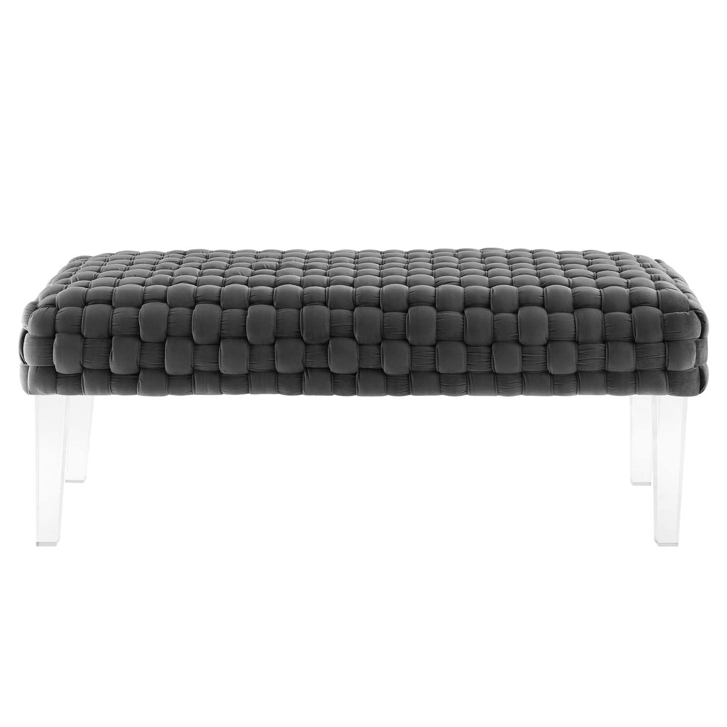 Prologue Woven Performance Velvet Ottoman By Modway | Ottomans | Modishstore - 11