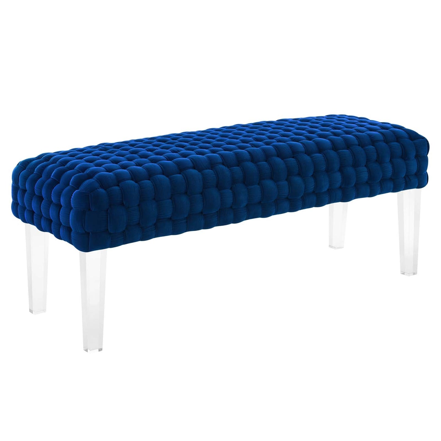 Prologue Woven Performance Velvet Ottoman By Modway | Ottomans | Modishstore - 22