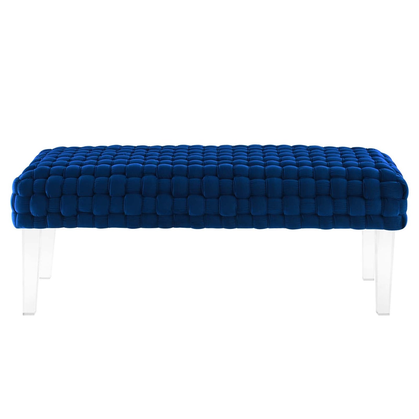 Prologue Woven Performance Velvet Ottoman By Modway | Ottomans | Modishstore - 25