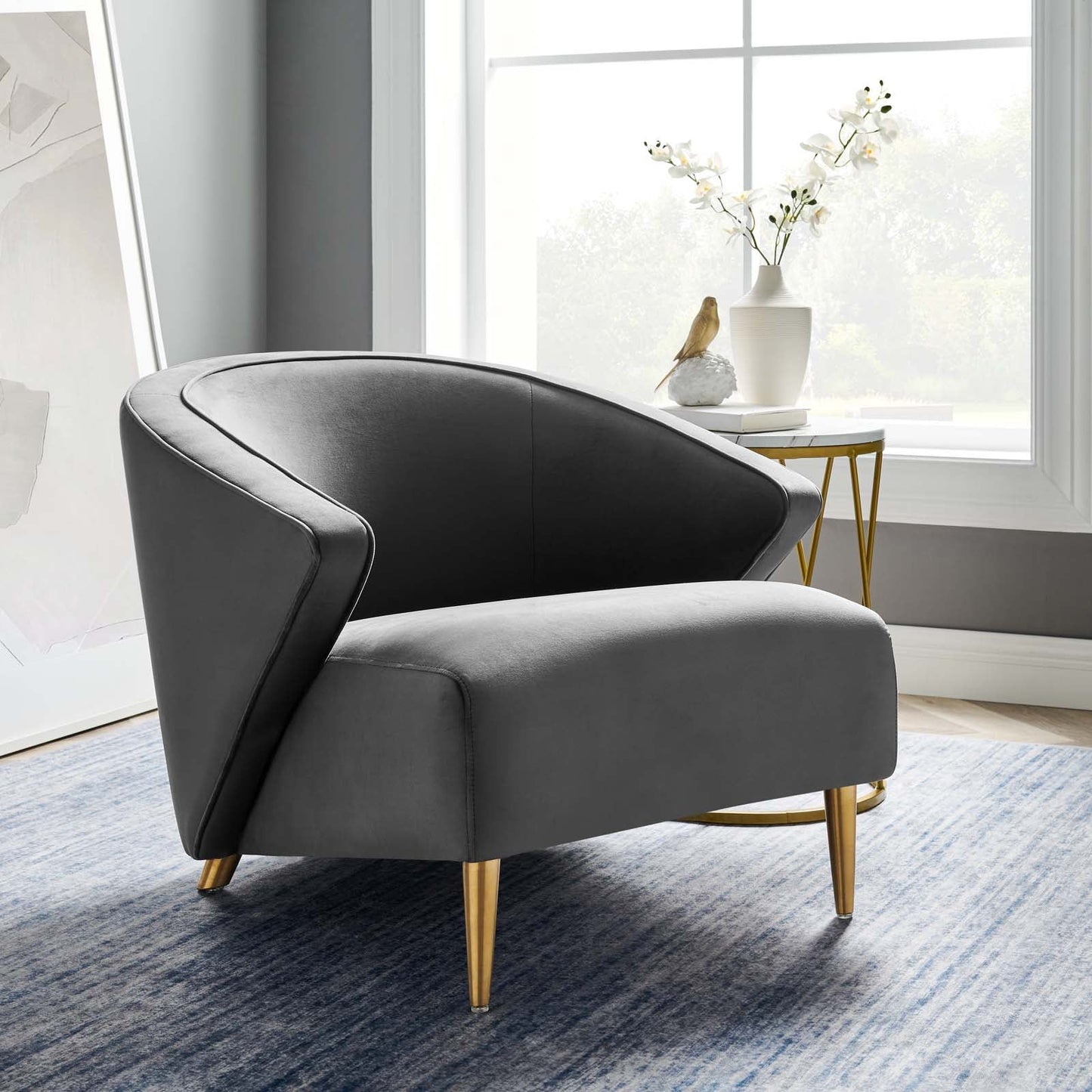 Odyssey Performance Velvet Armchair By Modway | Armchairs | Modishstore