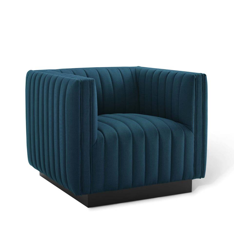 Modway Conjure Tufted Armchair Upholstered Fabric Set of 2 | Armchairs | 