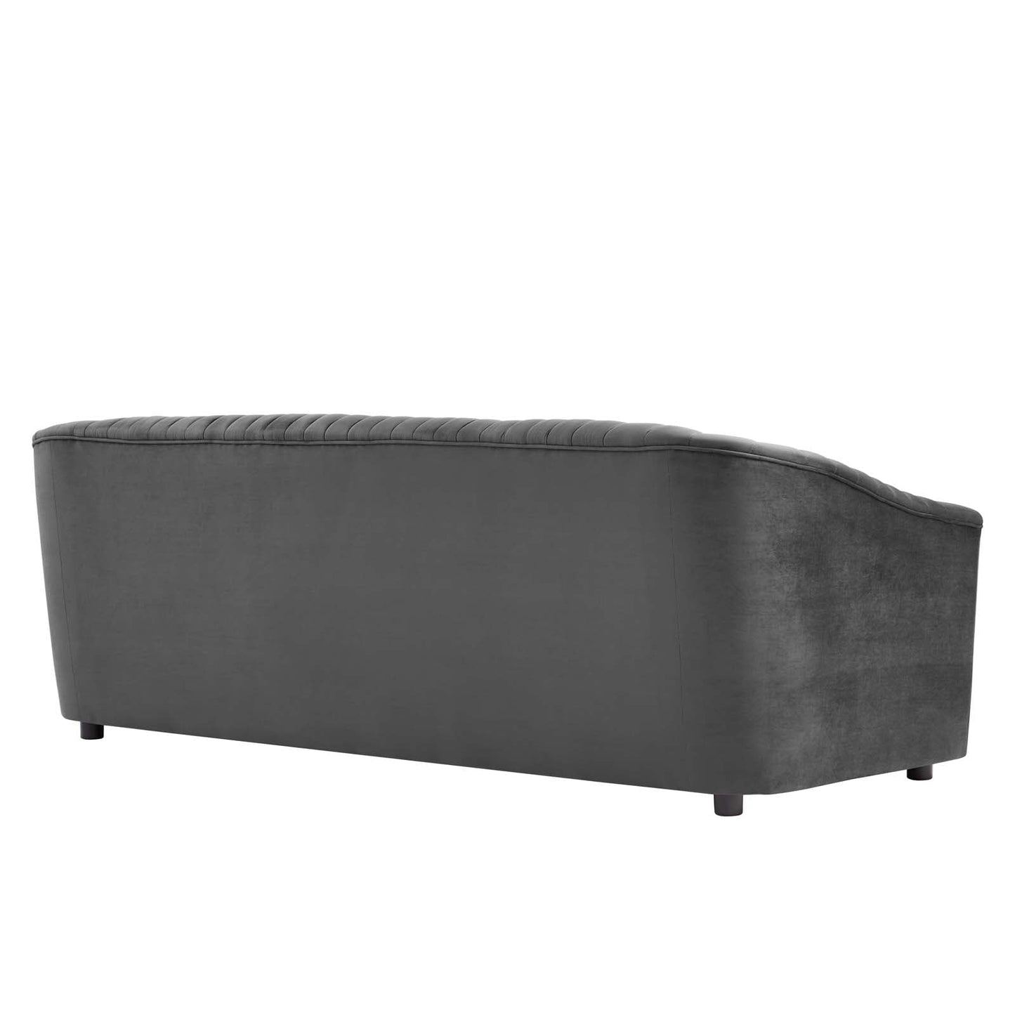 Announce Performance Velvet Channel Tufted Sofa By Modway | Sofas | 