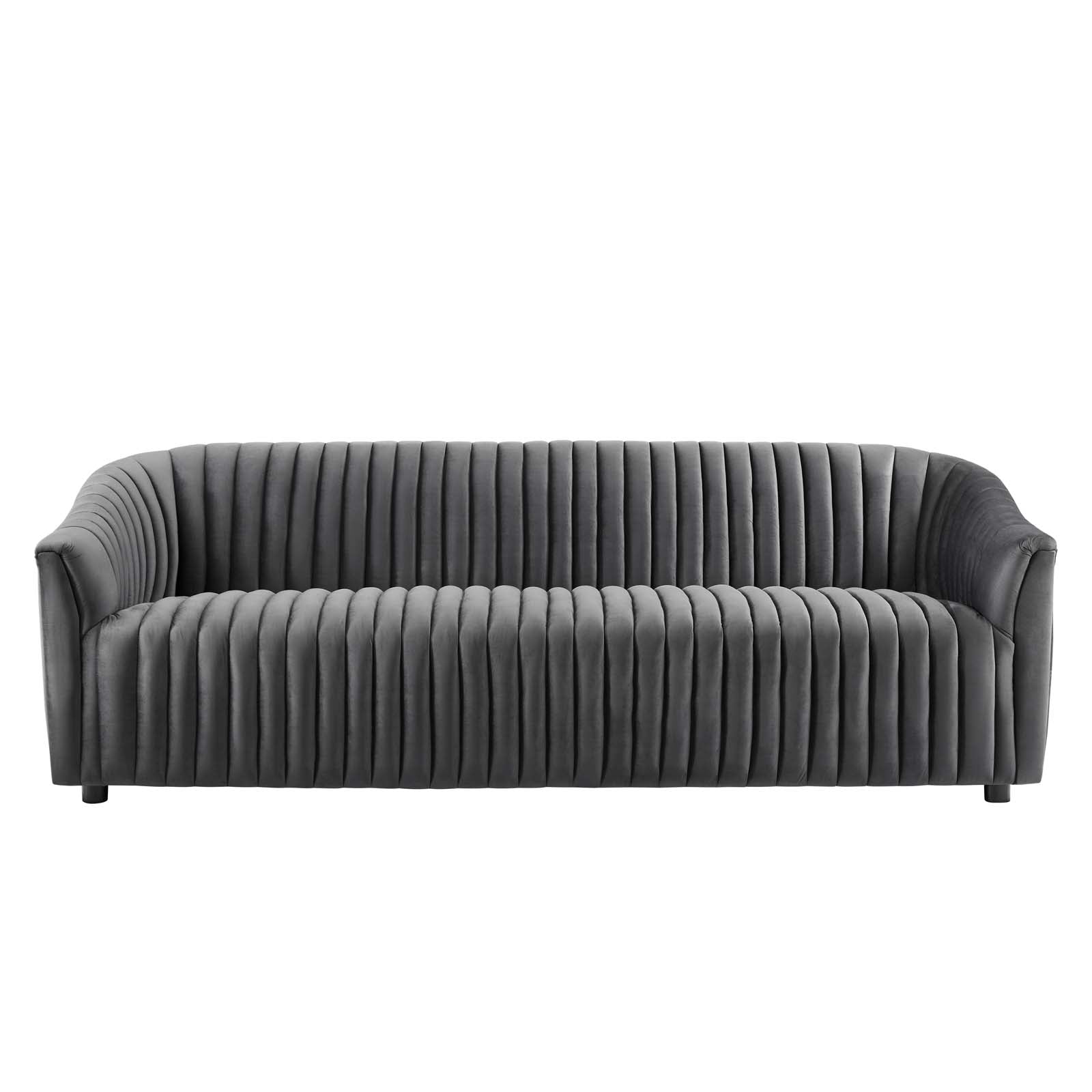 Announce Performance Velvet Channel Tufted Sofa By Modway | Sofas | 