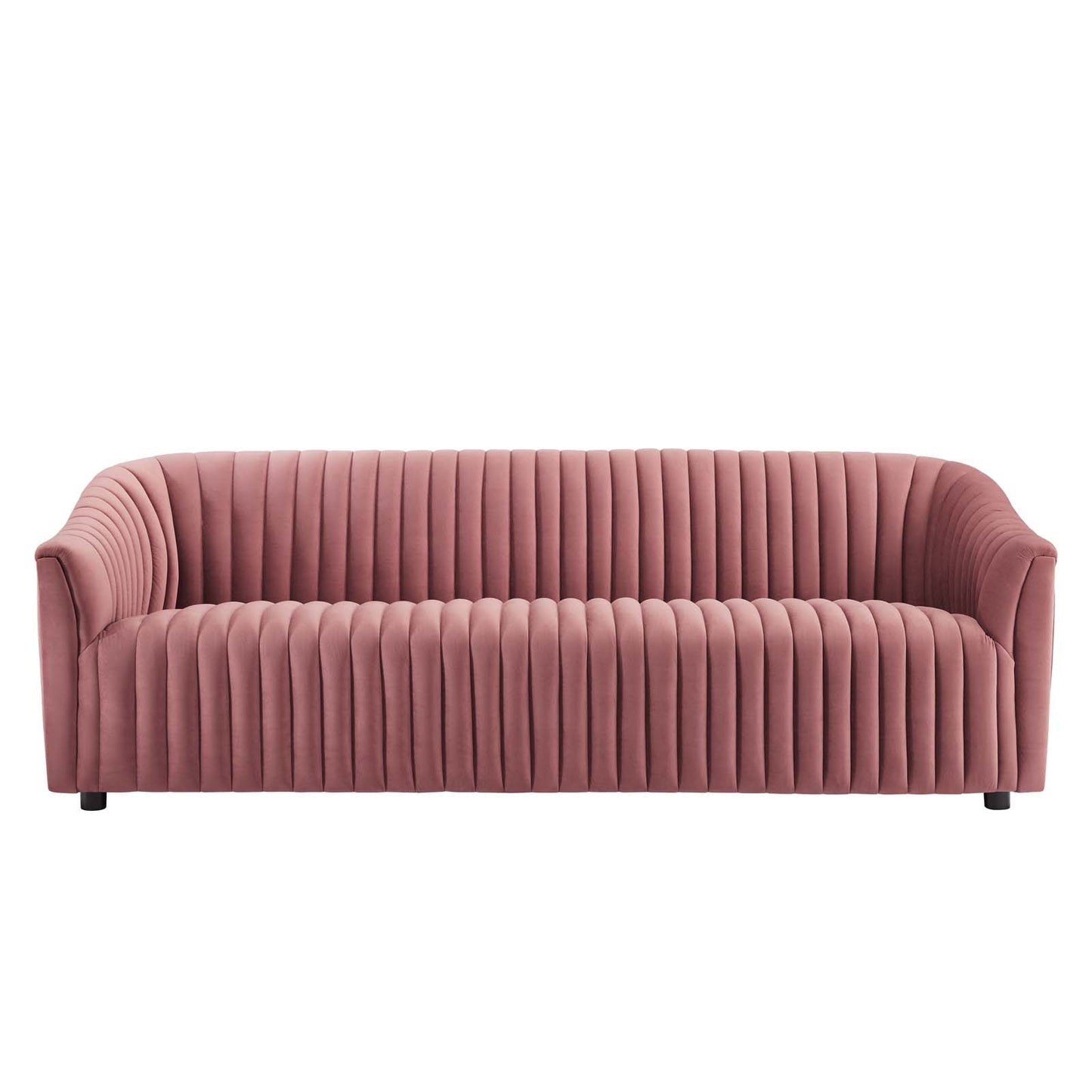 Announce Performance Velvet Channel Tufted Sofa By Modway | Sofas | 