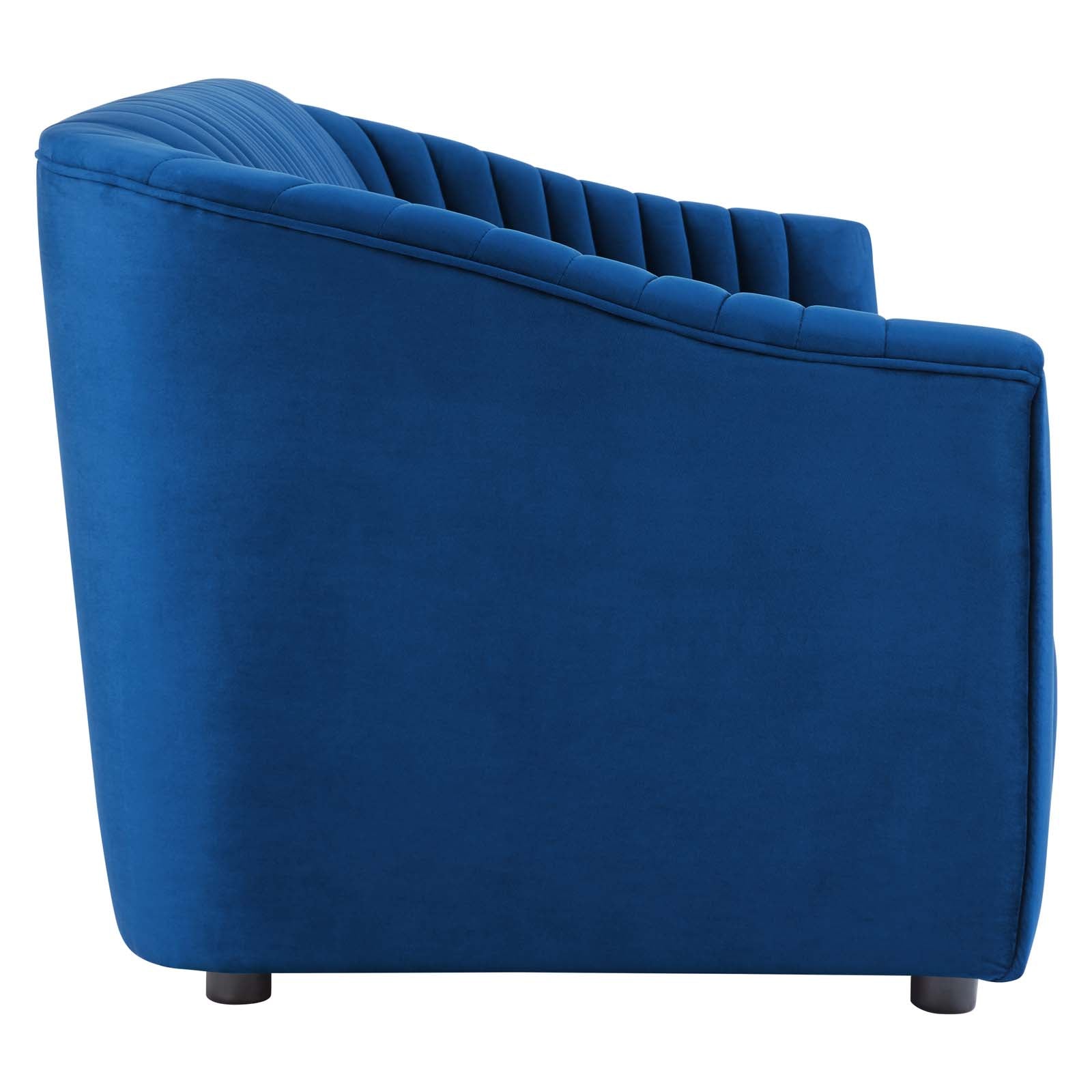 Announce Performance Velvet Channel Tufted Sofa By Modway | Sofas | 
