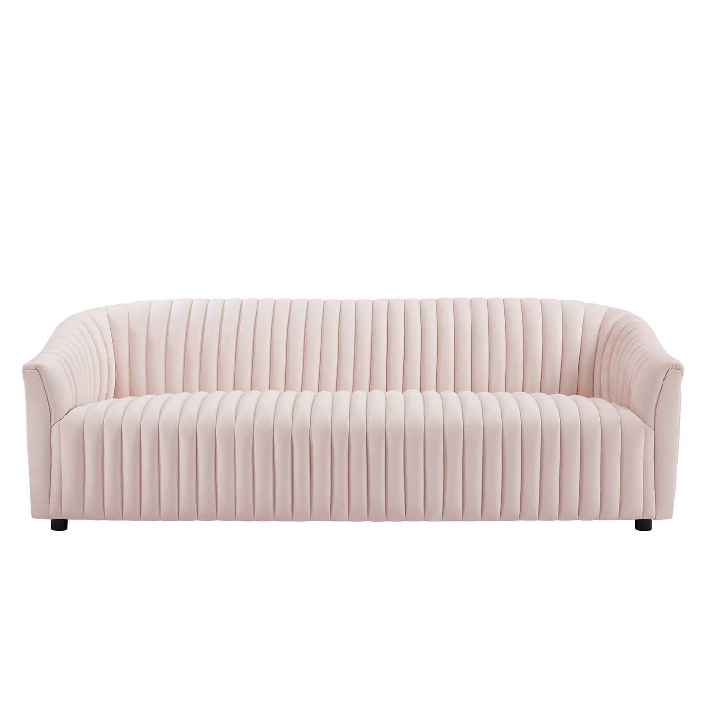 Announce Performance Velvet Channel Tufted Sofa By Modway | Sofas | 
