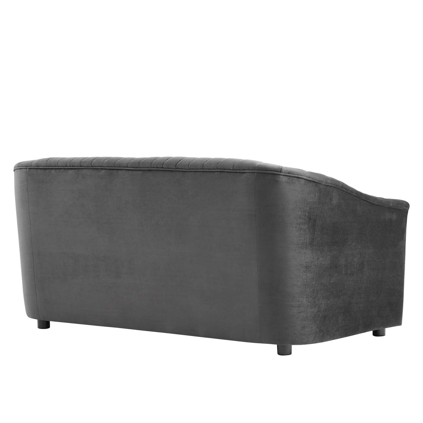 Announce Performance Velvet Channel Tufted Loveseat By Modway | Loveseats | 