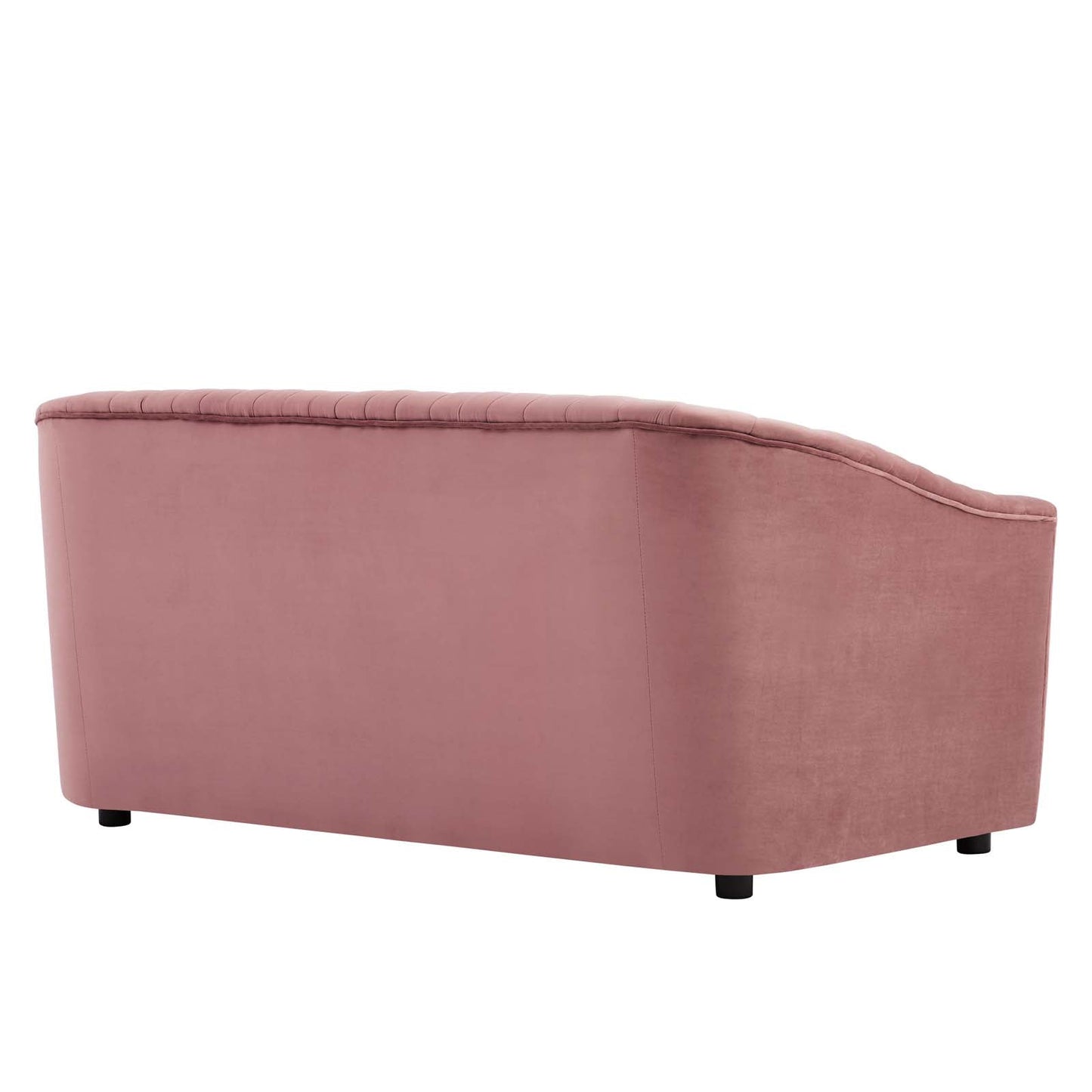 Announce Performance Velvet Channel Tufted Loveseat By Modway | Loveseats | 