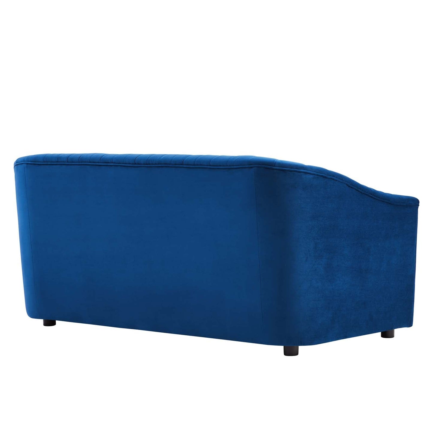 Announce Performance Velvet Channel Tufted Loveseat By Modway | Loveseats | 