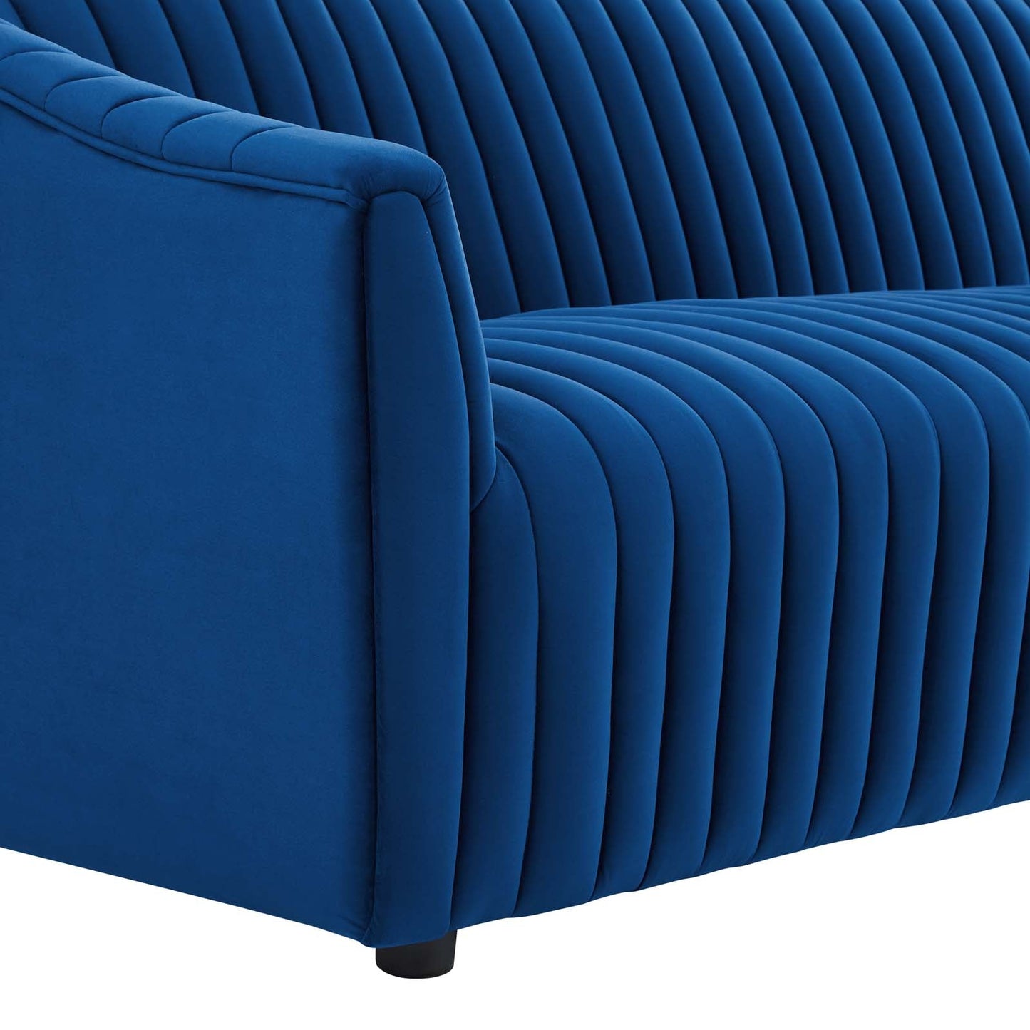 Announce Performance Velvet Channel Tufted Loveseat By Modway | Loveseats | 