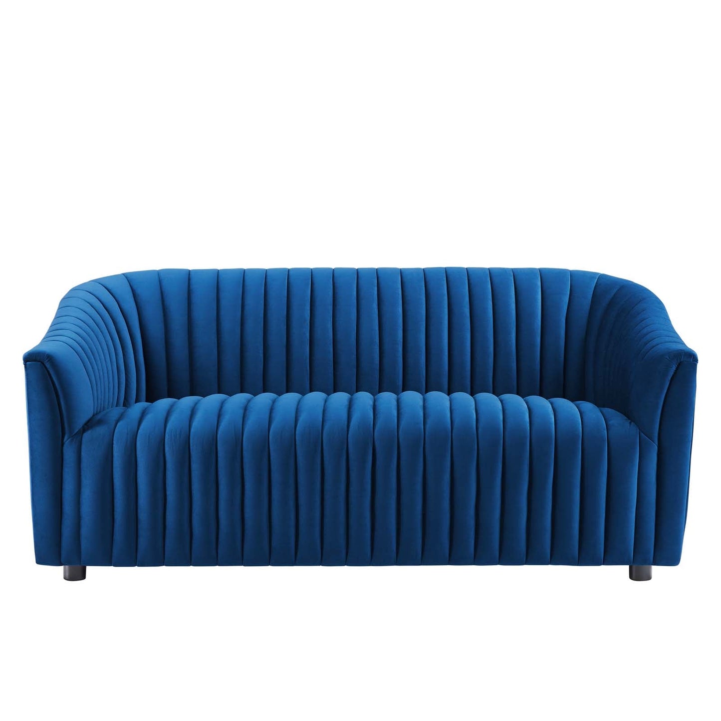 Announce Performance Velvet Channel Tufted Loveseat By Modway | Loveseats | 